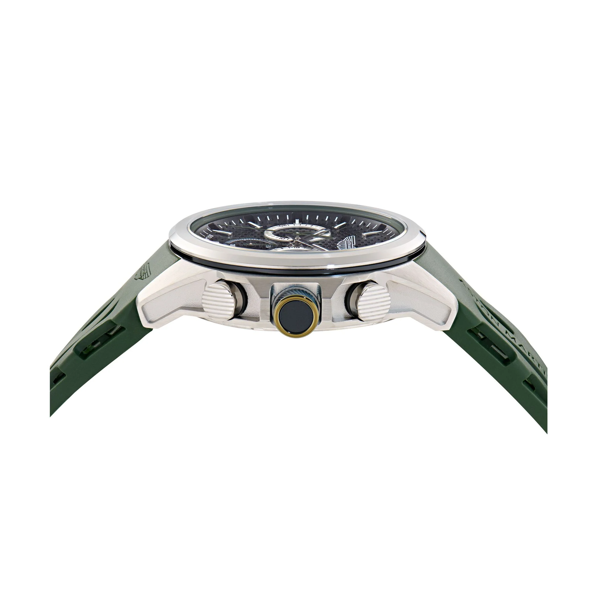 ASTON MARTIN Herren Uhr Chrono Armbanduhr AML THRILL MTRH2S604 Silikon - Image 2