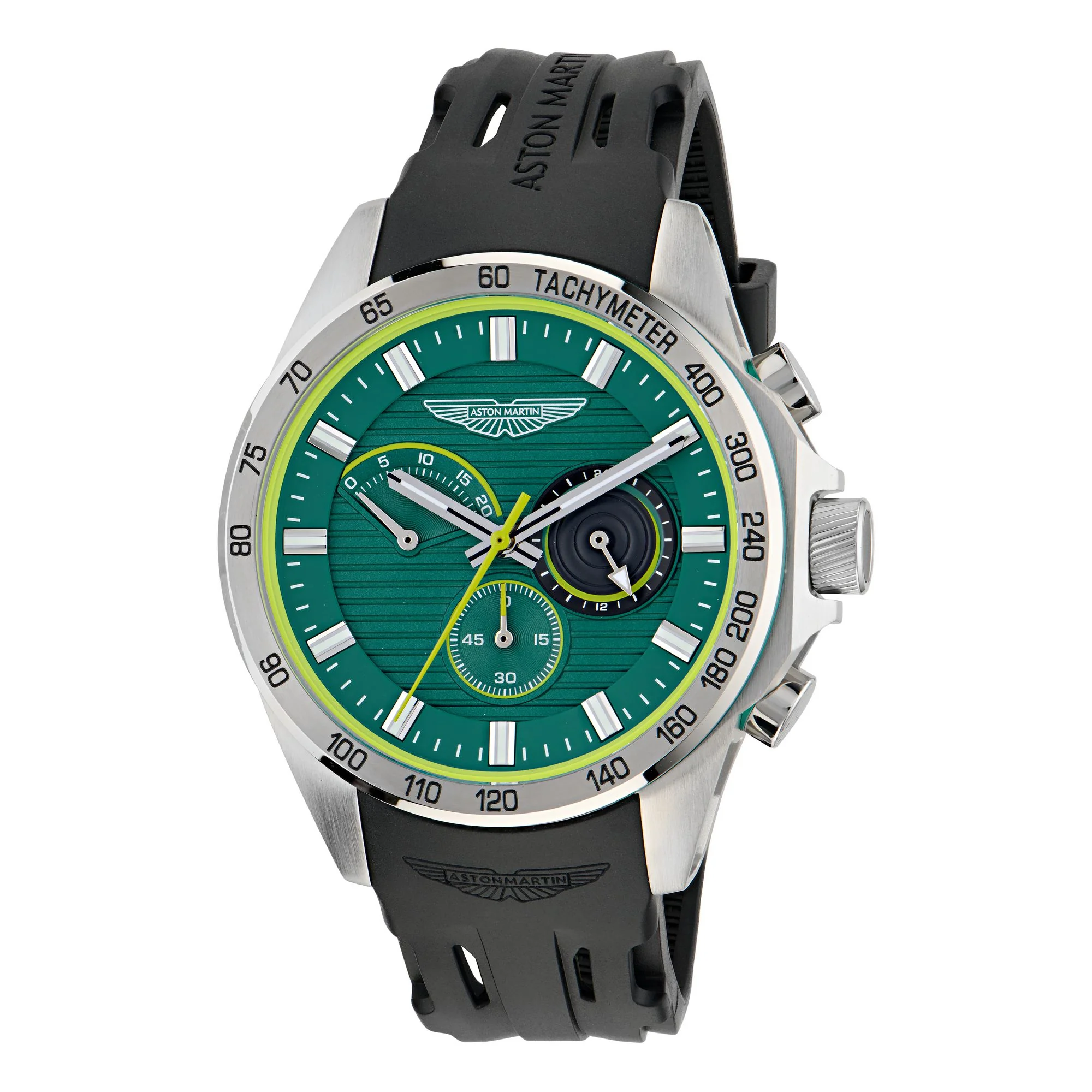ASTON MARTIN Herren Uhr Chronograph Armbanduhr AML THRILL MTRH1F502 Silikon - Image 4