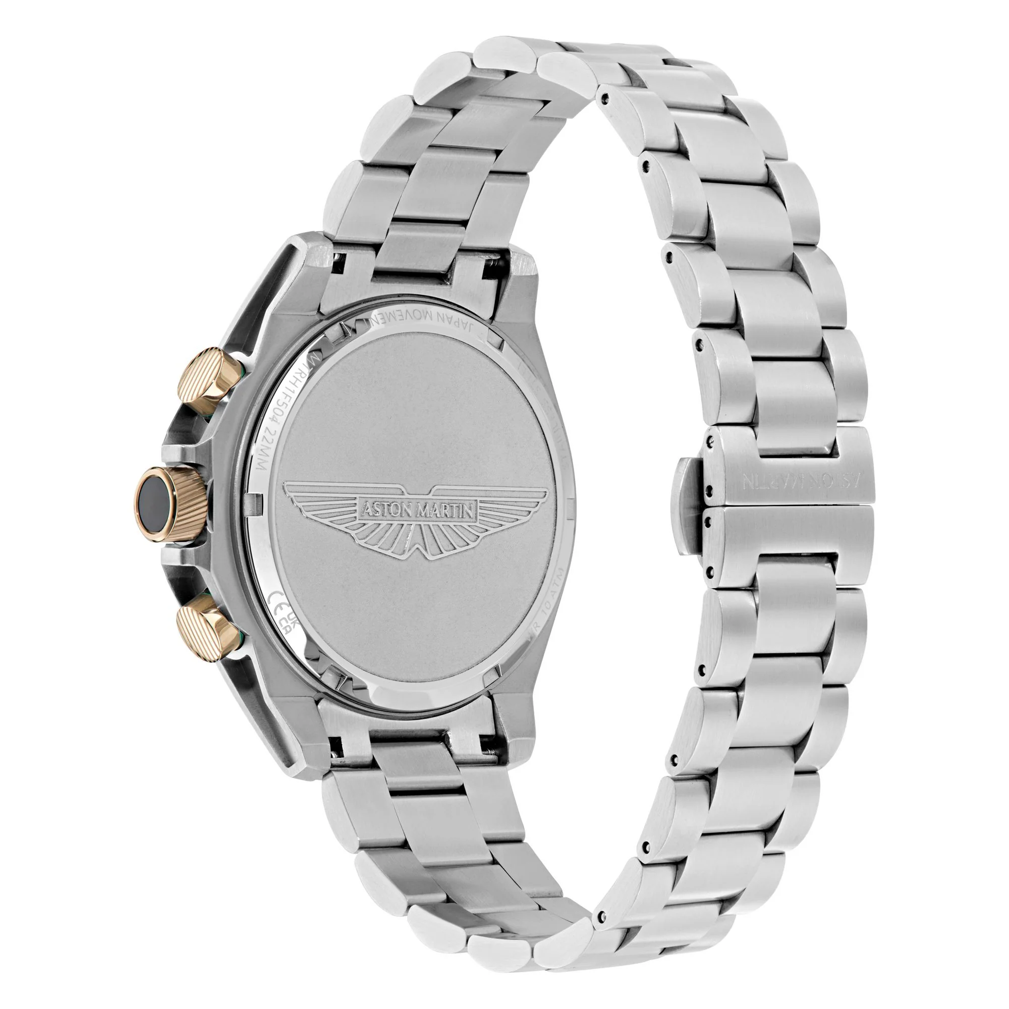ASTON MARTIN Herren Uhr Chronograph Armbanduhr AML THRILL MTRH1F505 Edelstahl - Image 3