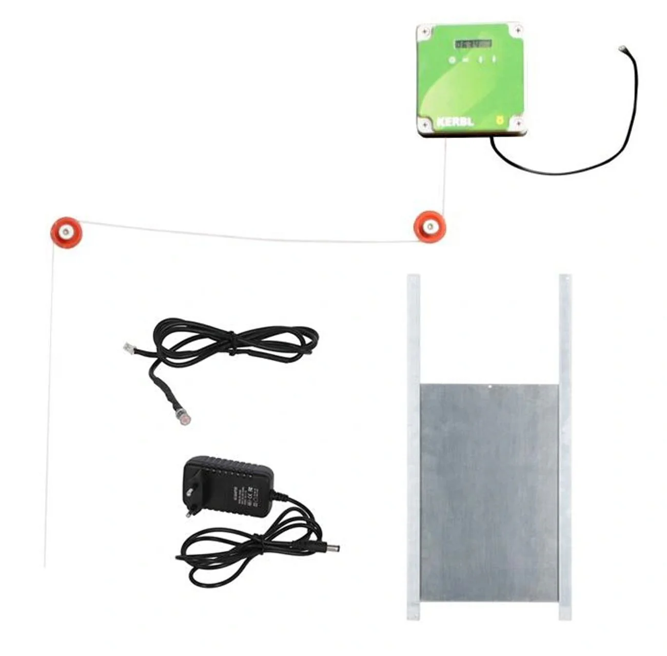 Automatische Hühnertür Komplett-Set mit Schiebetür 43 x 40 cm, Tageslicht- & Zeitsteuerung - Image 5