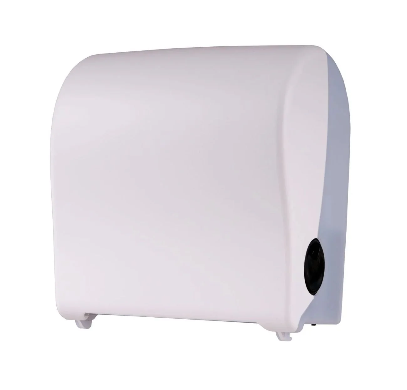 Automatischer Papierhandtuchspender PQSAutK Mini für Wandmontage, Kunststoff, Weiß