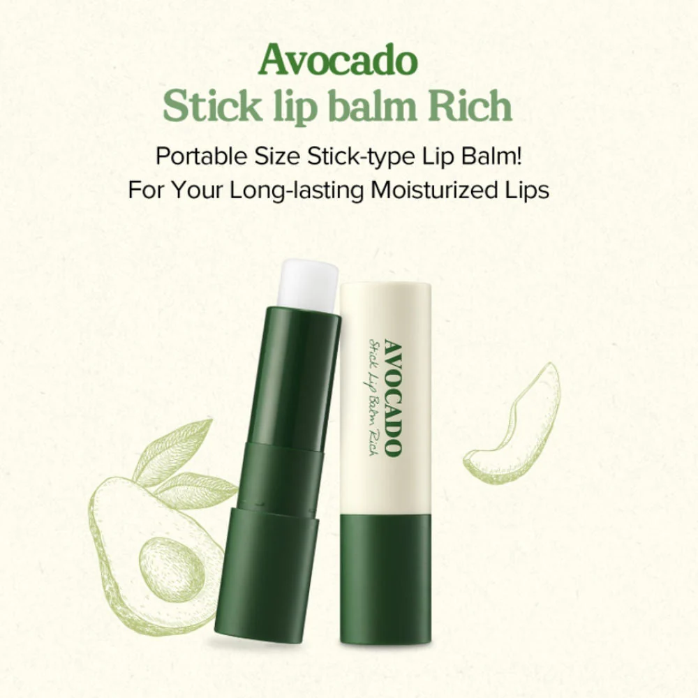Avocado Stick Lip Balm Rich - 3.4 g - Image 2