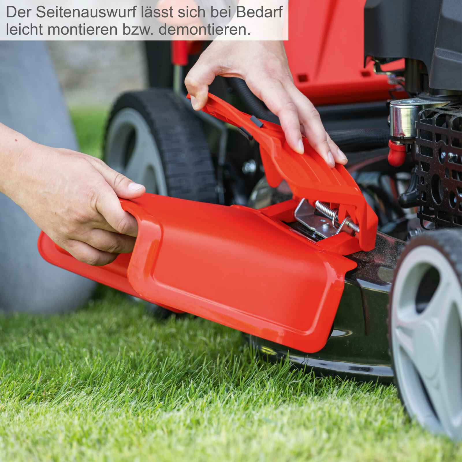 [B-WARE] Scheppach Benzin Rasenmäher MS226-53E - 6 PS | Schnittbreite 530mm | 65L Korb | E-Start - Image 11