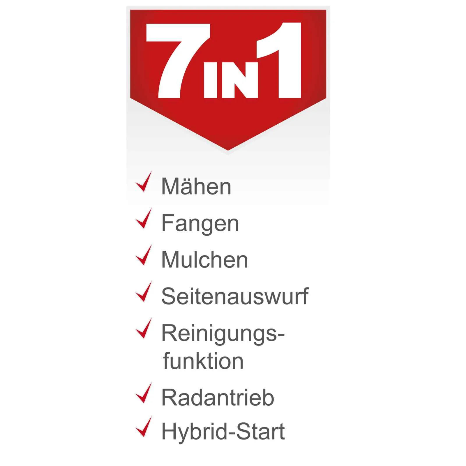 [B-WARE] Scheppach Benzin Rasenmäher MS226-53E - 6 PS | Schnittbreite 530mm | 65L Korb | E-Start - Image 4