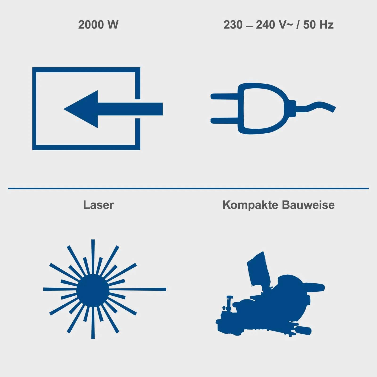 [B-WARE] Scheppach Kappzugsäge HM2000 SE - 65mm Schnitthöhe | 340mm Schnittlänge | Laser - Image 5