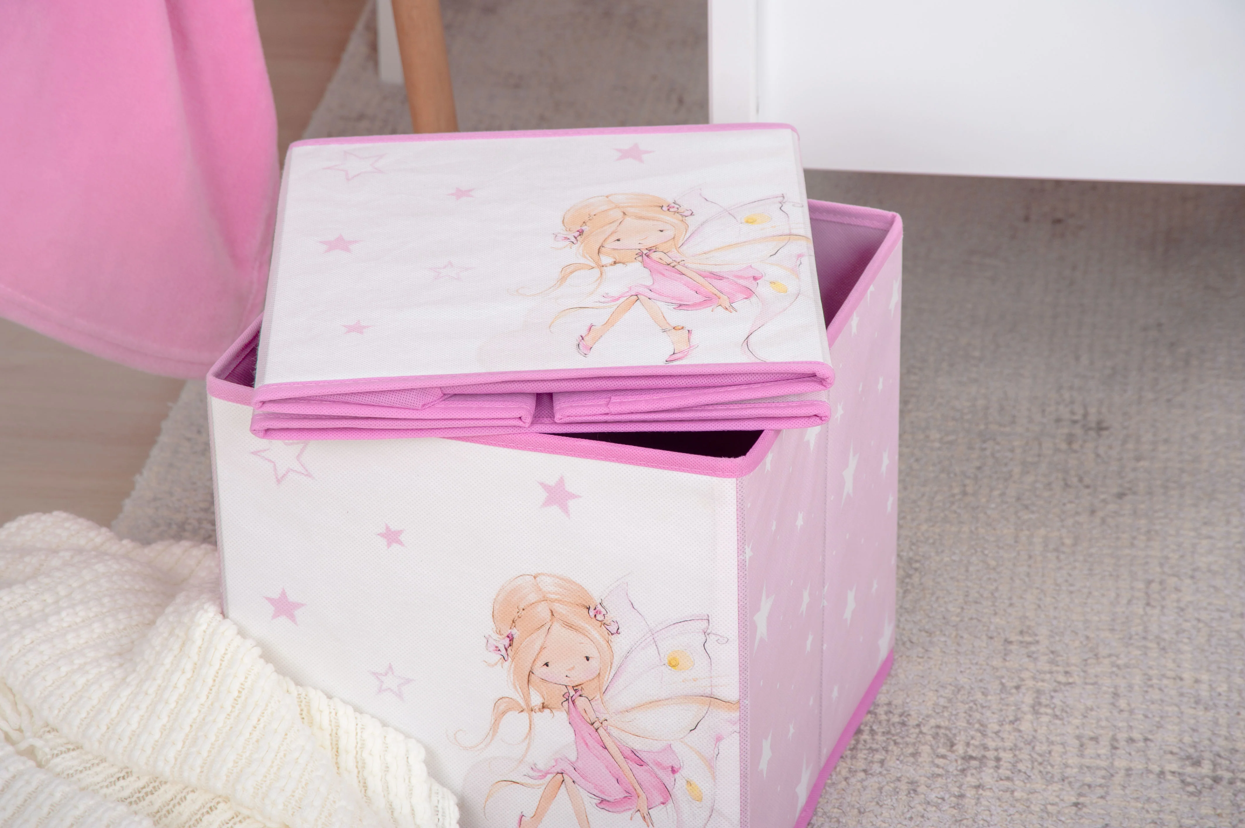 babybest® Aufbewahrungsbox 'Little Fairy' – 30x30x30 cm, faltbar - Image 3