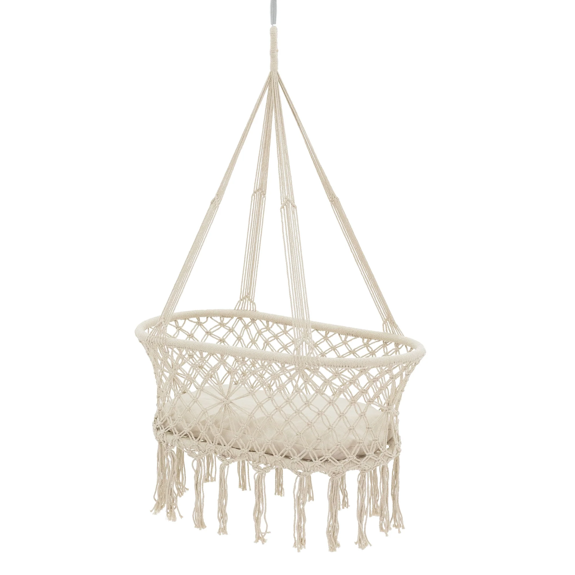 Babywiege mit Gestell Beige aus Baumwolle ML-Design - Image 3