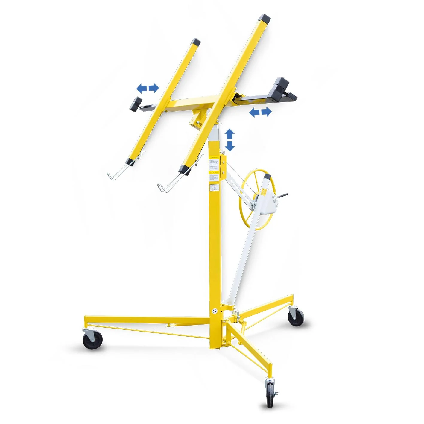 BAMATO Plattenlift DPH-3400 | 68kg Hubkraft | 1420-3400mm Höhenverstellung | Fahrwerk | Plattenheber
