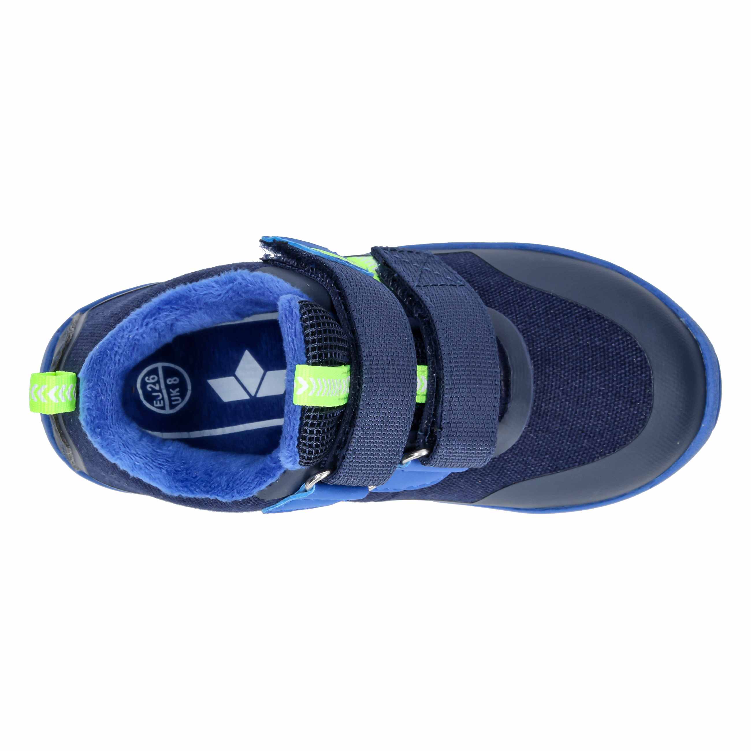 Barefoot Schuhe Jungen Klettverschluss wasserdicht blau LICO Aride V Mid - Image 60
