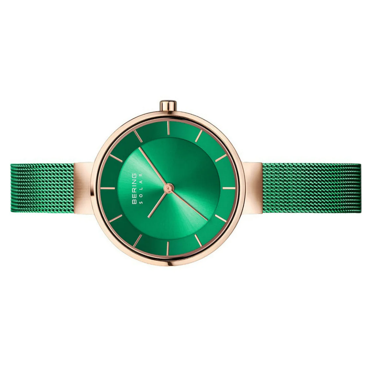 Bering Damen Uhr Armbanduhr Classic Solar - 14631-Charity Meshband - Image 2