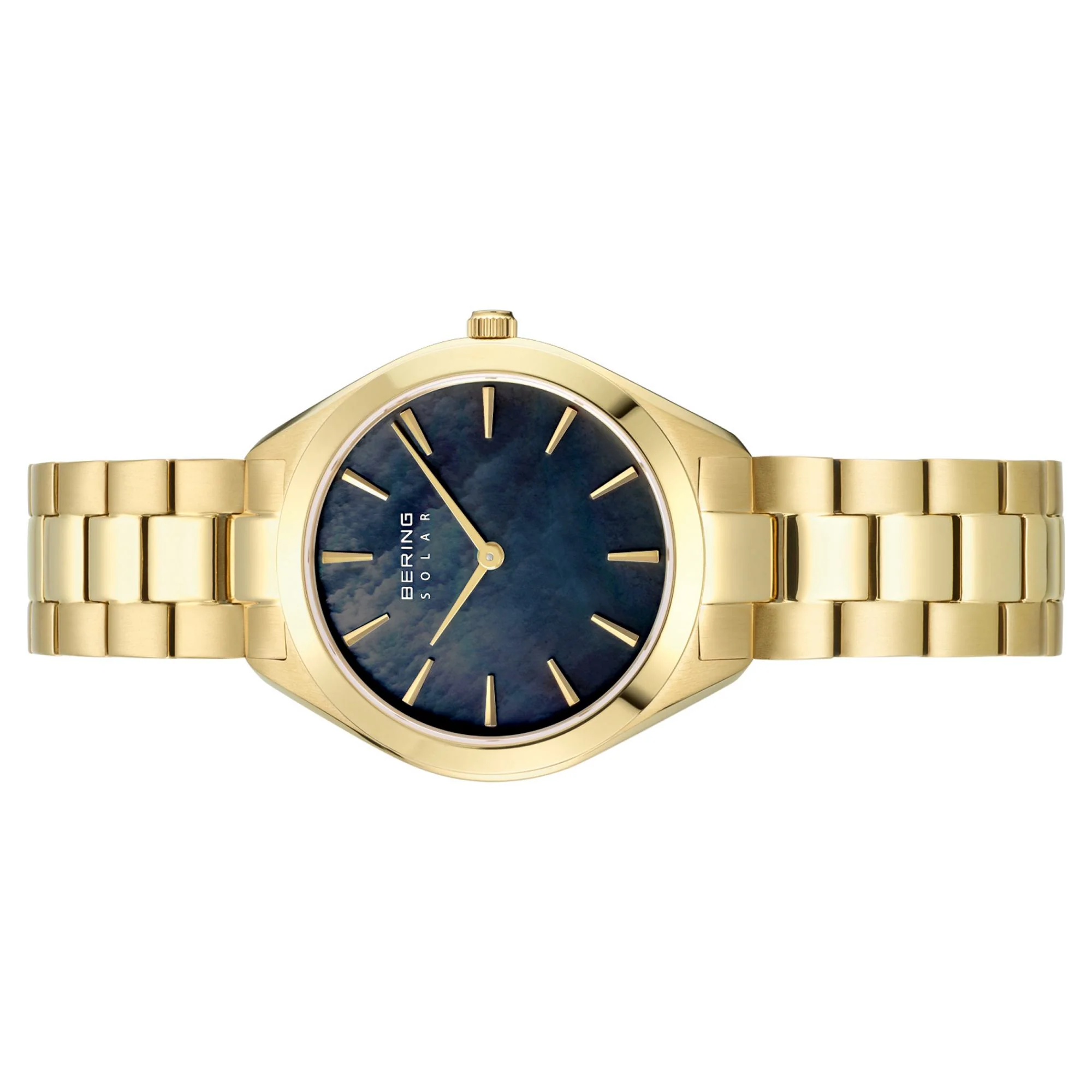 Bering Damen Uhr Armbanduhr Solar Gold  - 17331-732 Edelstahl - Image 2
