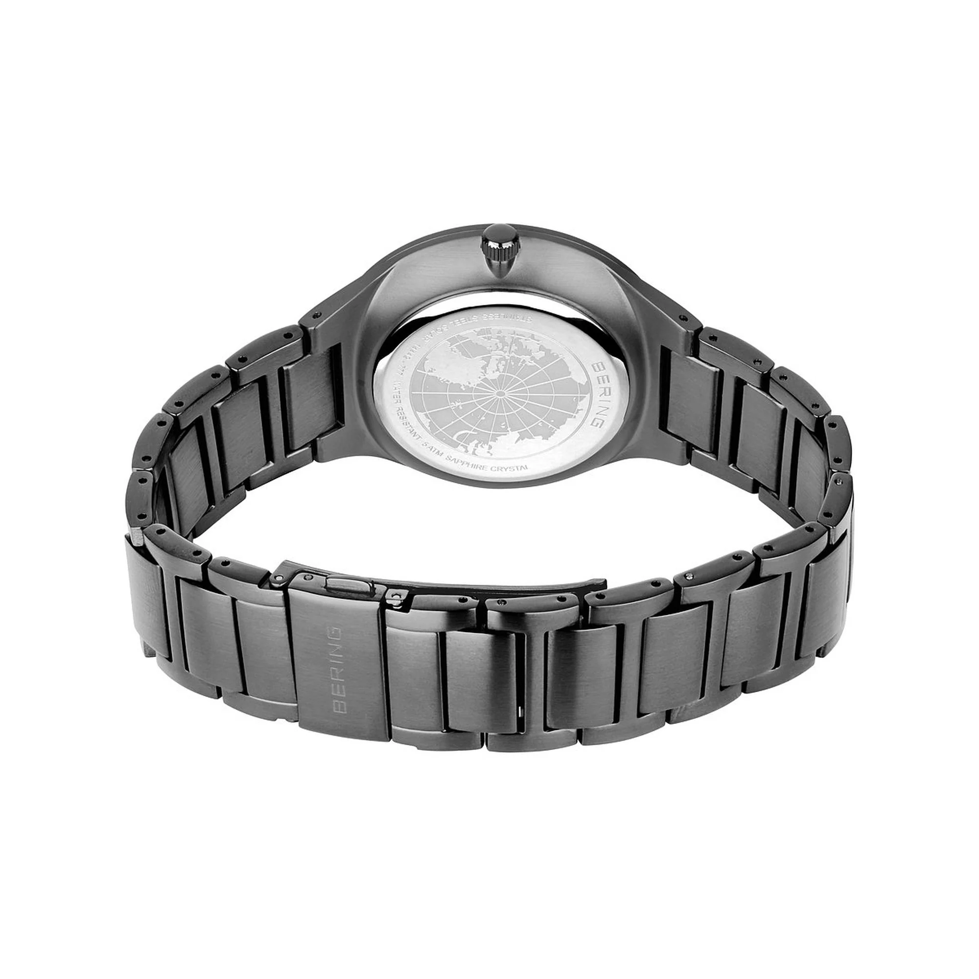 Bering Herren Uhr Armbanduhr Edelstahl grau 14442-777 Solar - Image 4