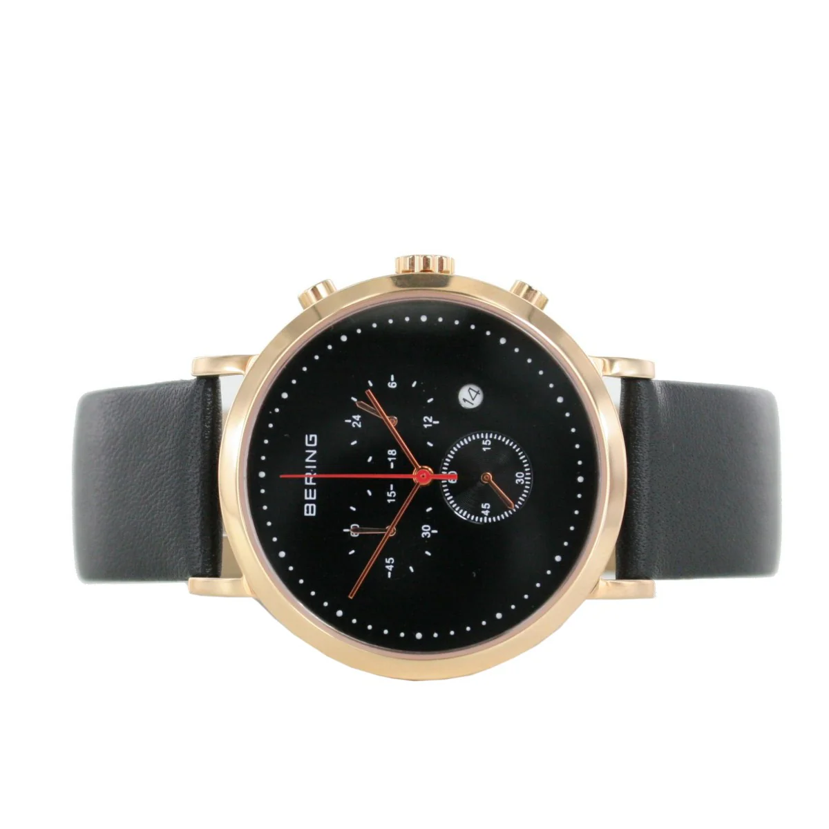 Bering Herren Uhr Armbanduhr Slim Classic Chronograph - 10540-462 Leder - Image 2