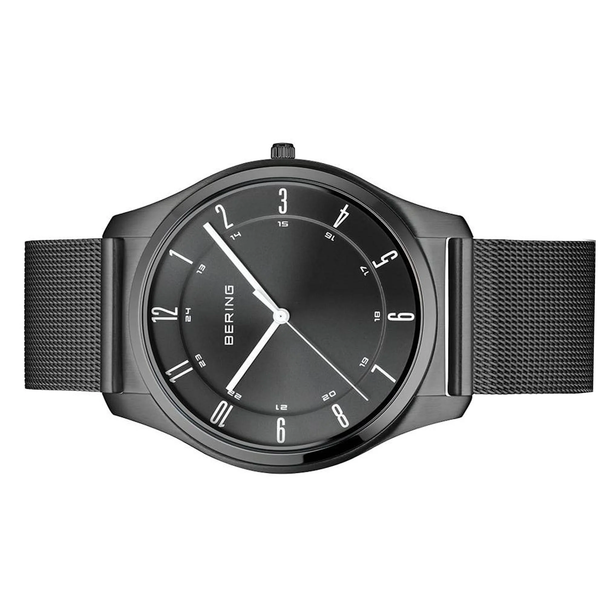 Bering Herren Uhr Armbanduhr Ultra-Slim Schwarz - 18340-222 Edelstahl - Image 2