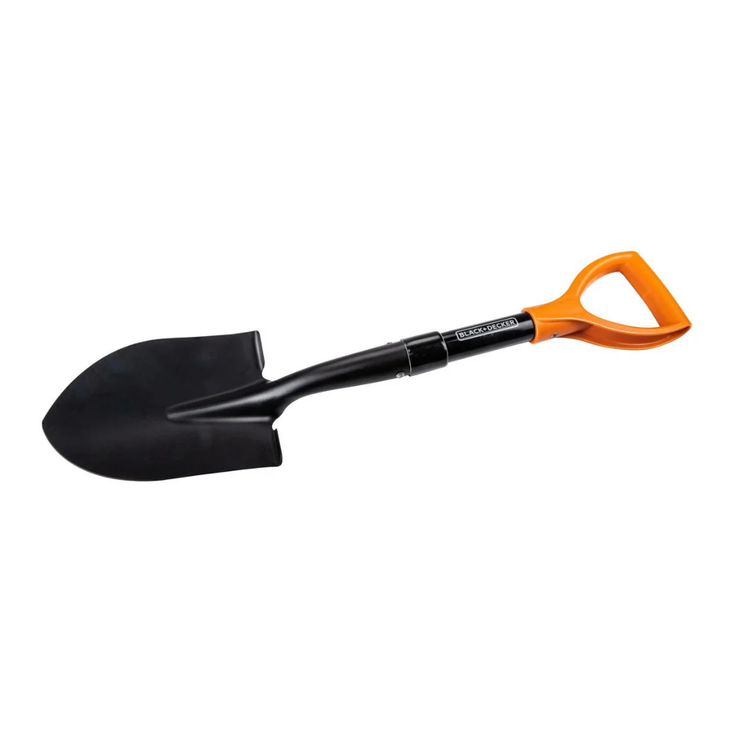 BLACK+DECKER Mini Handgriff Schaufel 67cm Spaten Gartenschaufel Camping Outdoor - Image 2