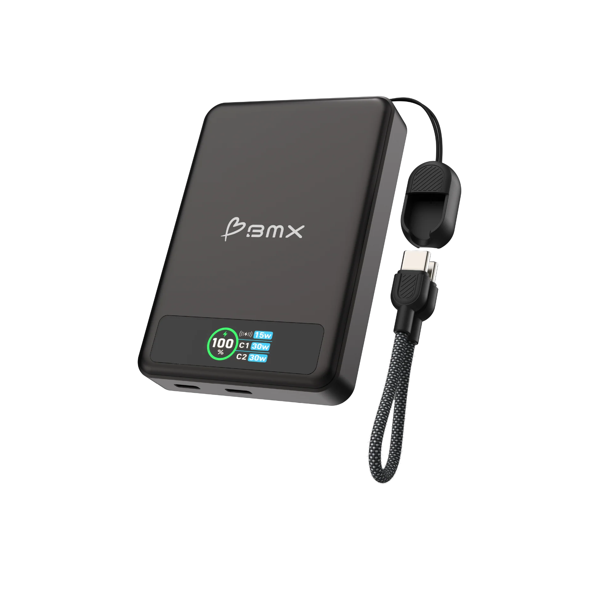 BMX SolidSafe 10K Solid-State Magnet Powerbank Silber - Image 10