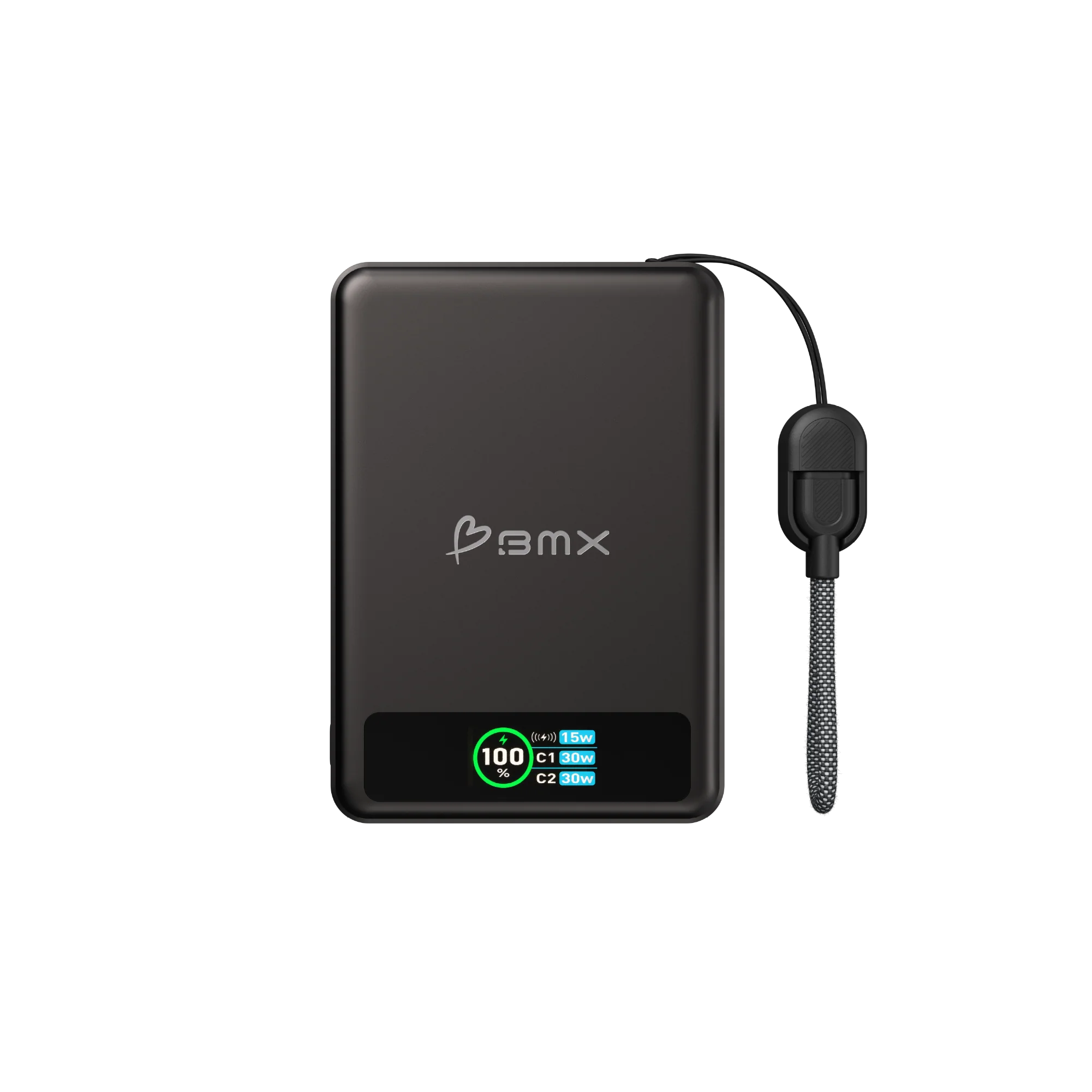 BMX SolidSafe 10K Solid-State Magnet Powerbank Silber - Image 2