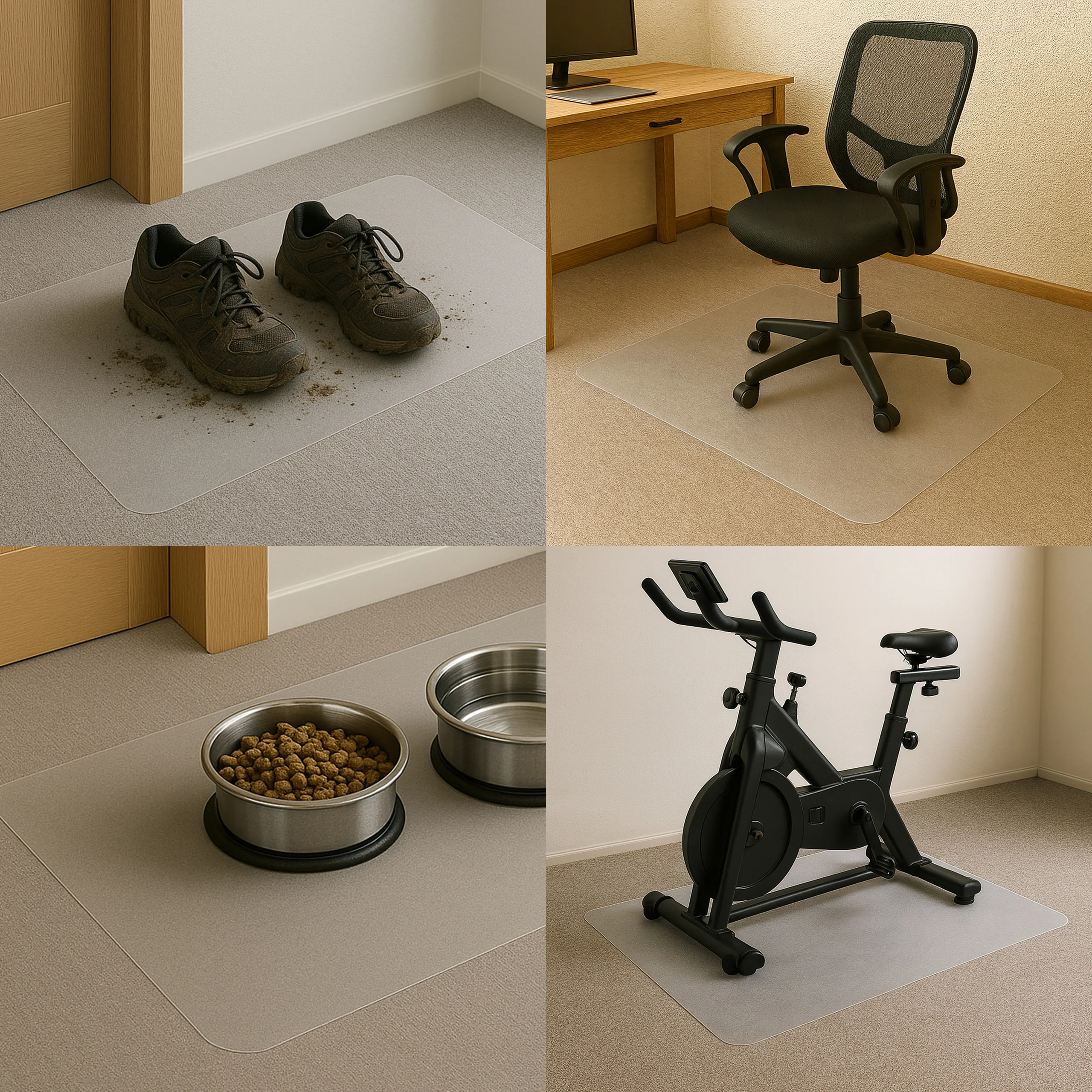 Bodenschutzmatte ULTIMAT II 120 x 90 cm für Teppichböden - Image 6