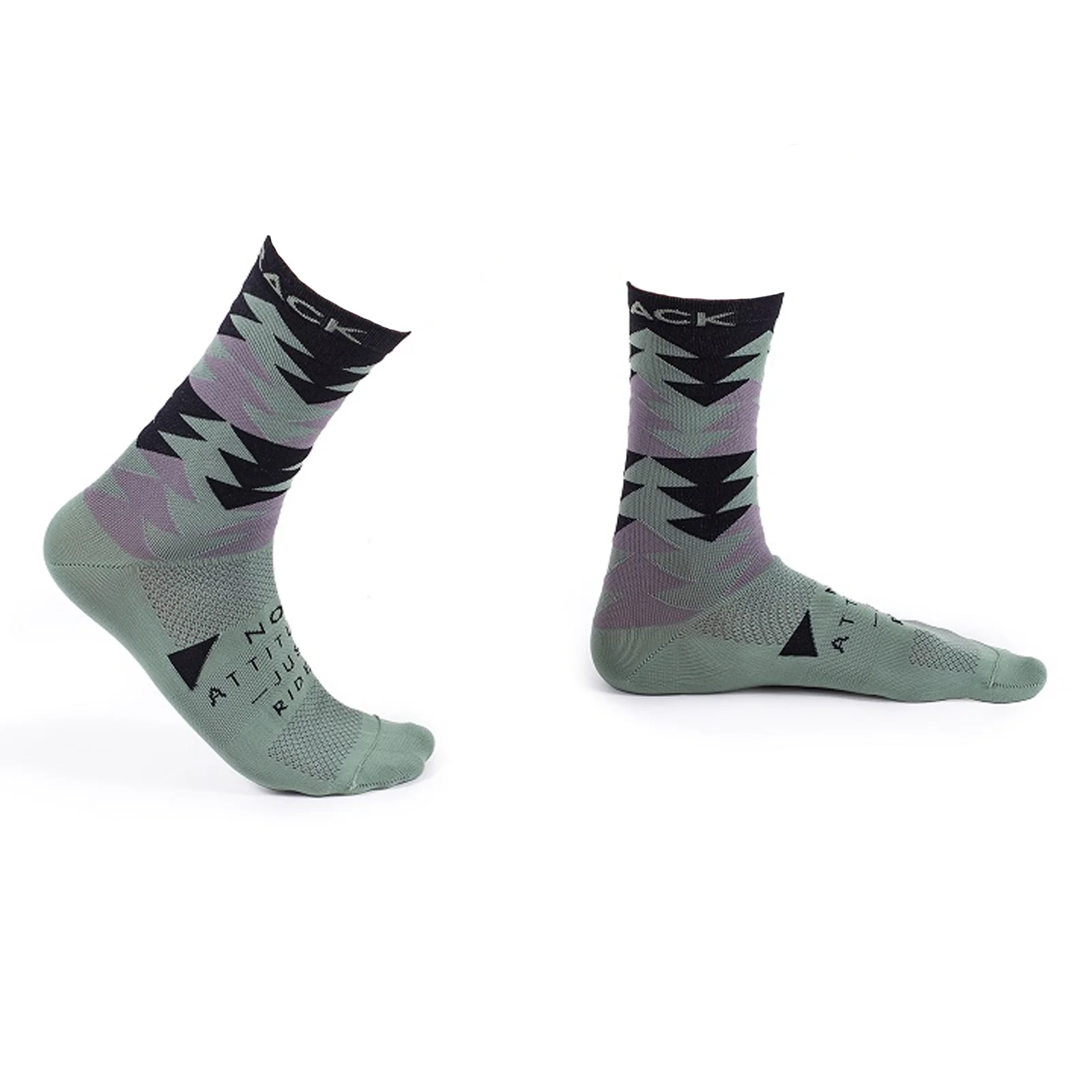 Bombtrack Unisex Socken Beyond Olive Schwarz - Image 2