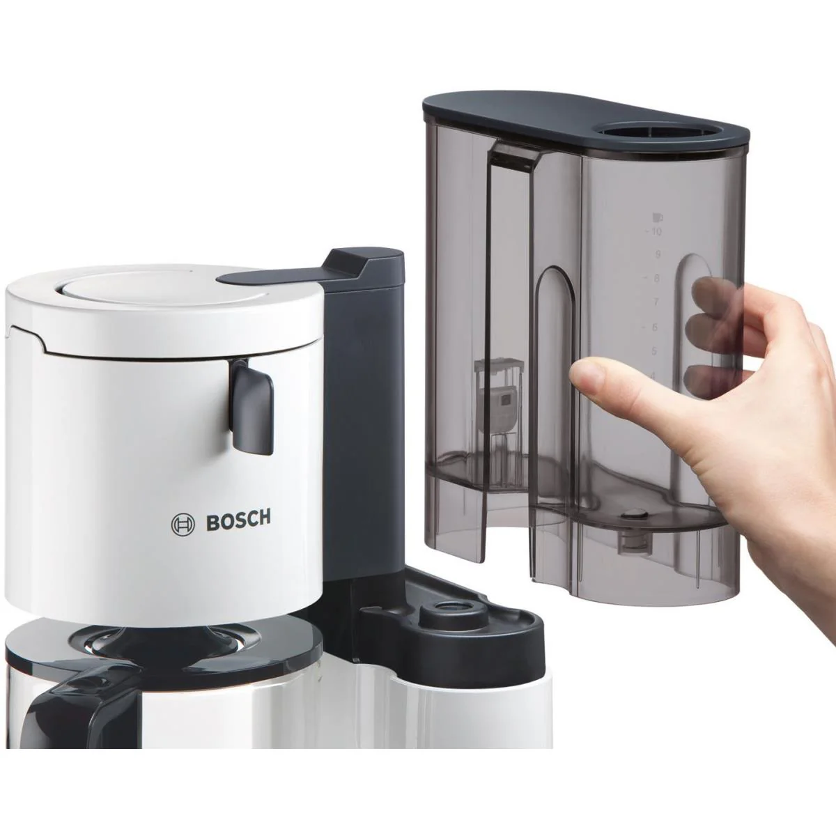 Bosch Styline TKA8011 - Machine à café - 15 tasses - blanc/anthracite - Image 5