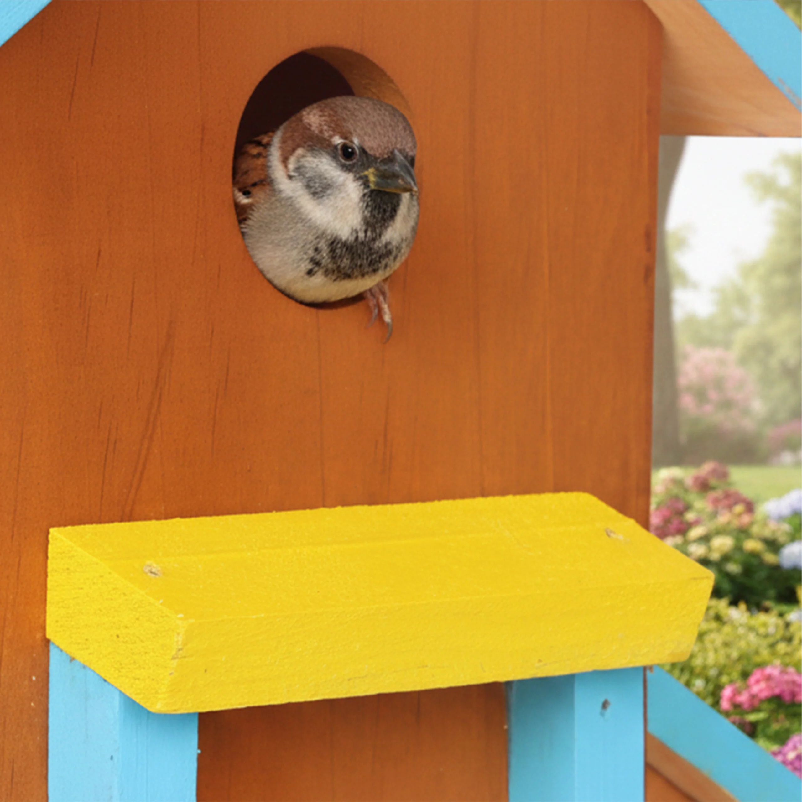 Buntes Vogelhaus zum Aufhängen - Image 5