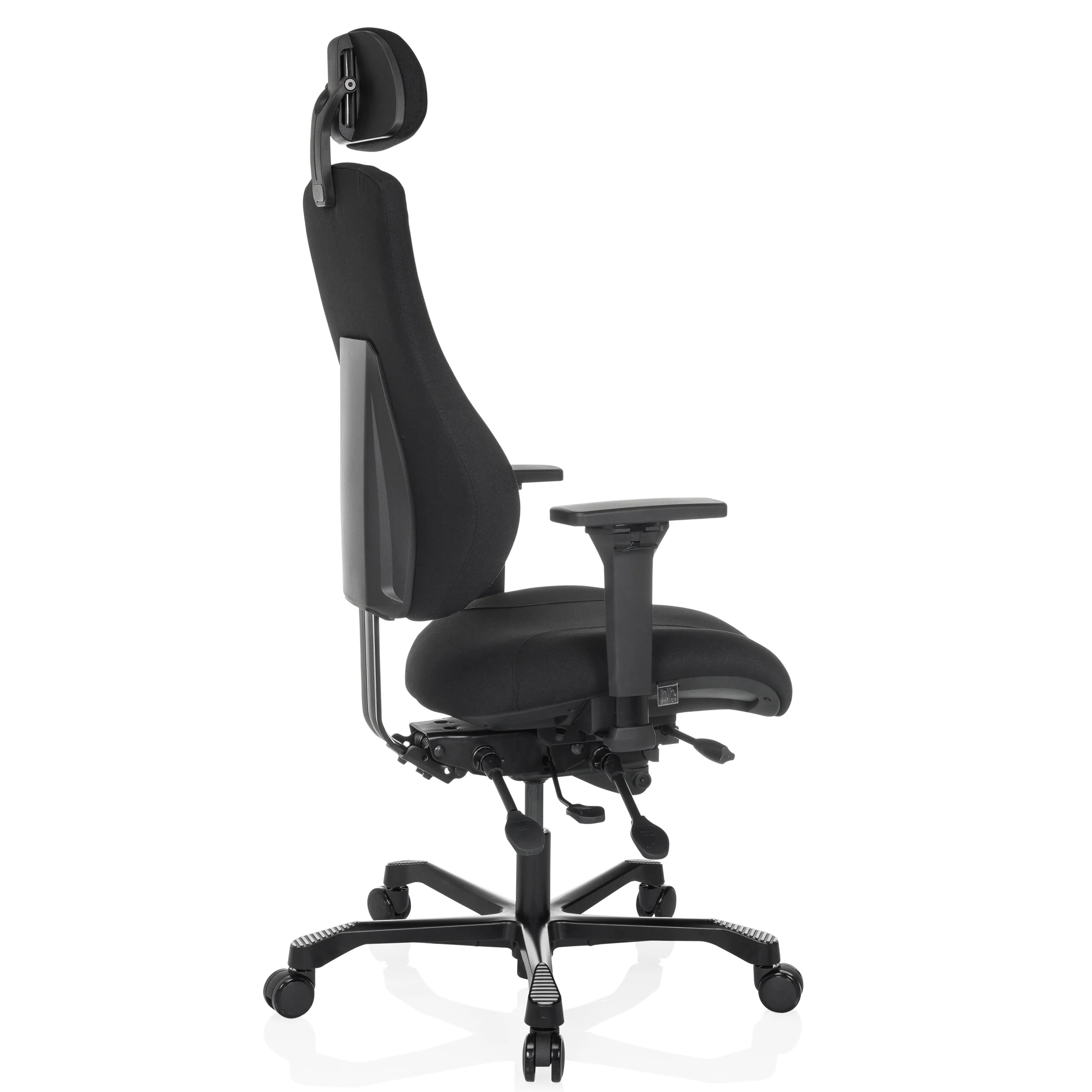 Bürostuhl / Chefsessel 24 HOURS BASIC Stoff schwarz hjh OFFICE - Image 8