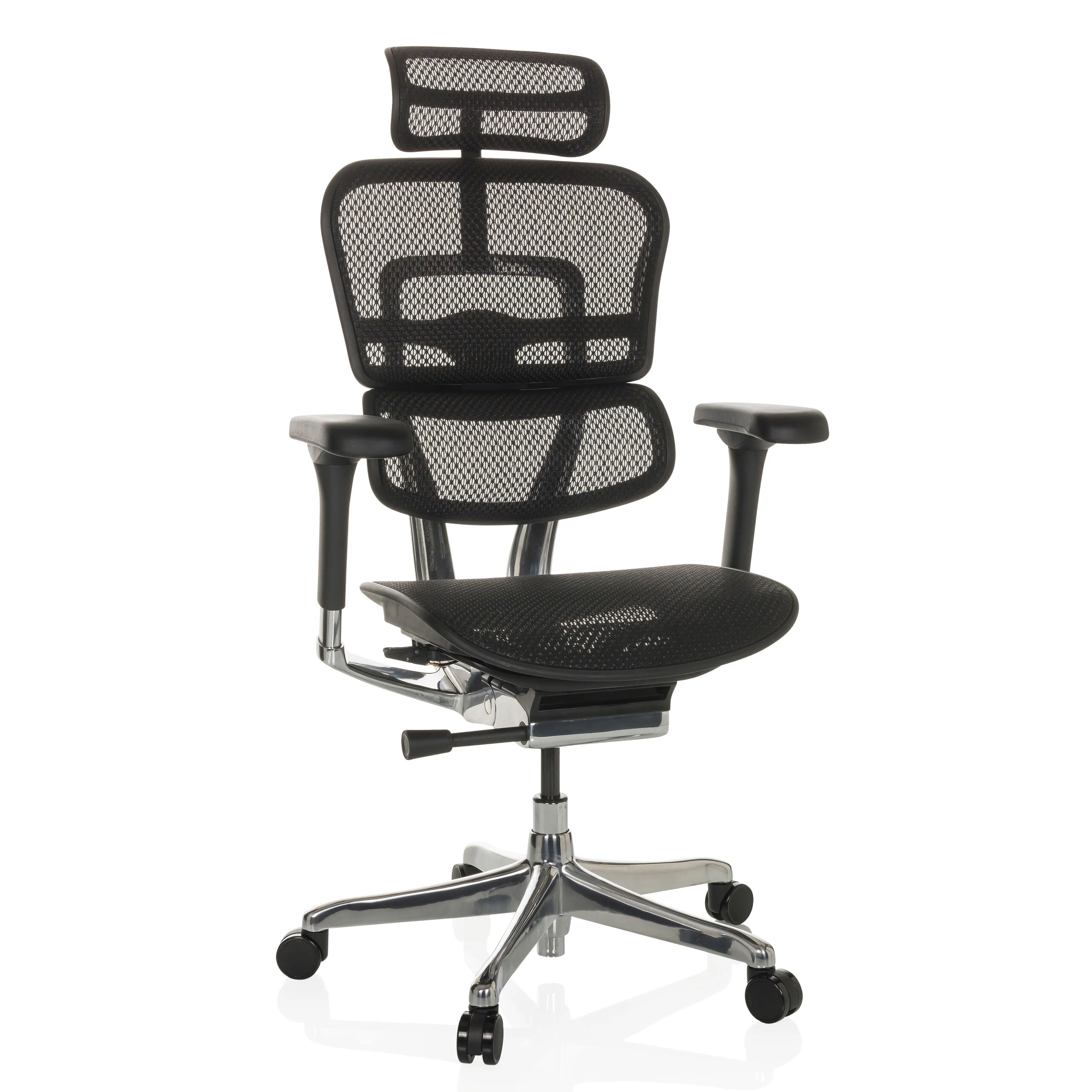 Bürostuhl / Chefsessel ERGOHUMAN GEN2 Netzstoff blau hjh OFFICE - Image 3