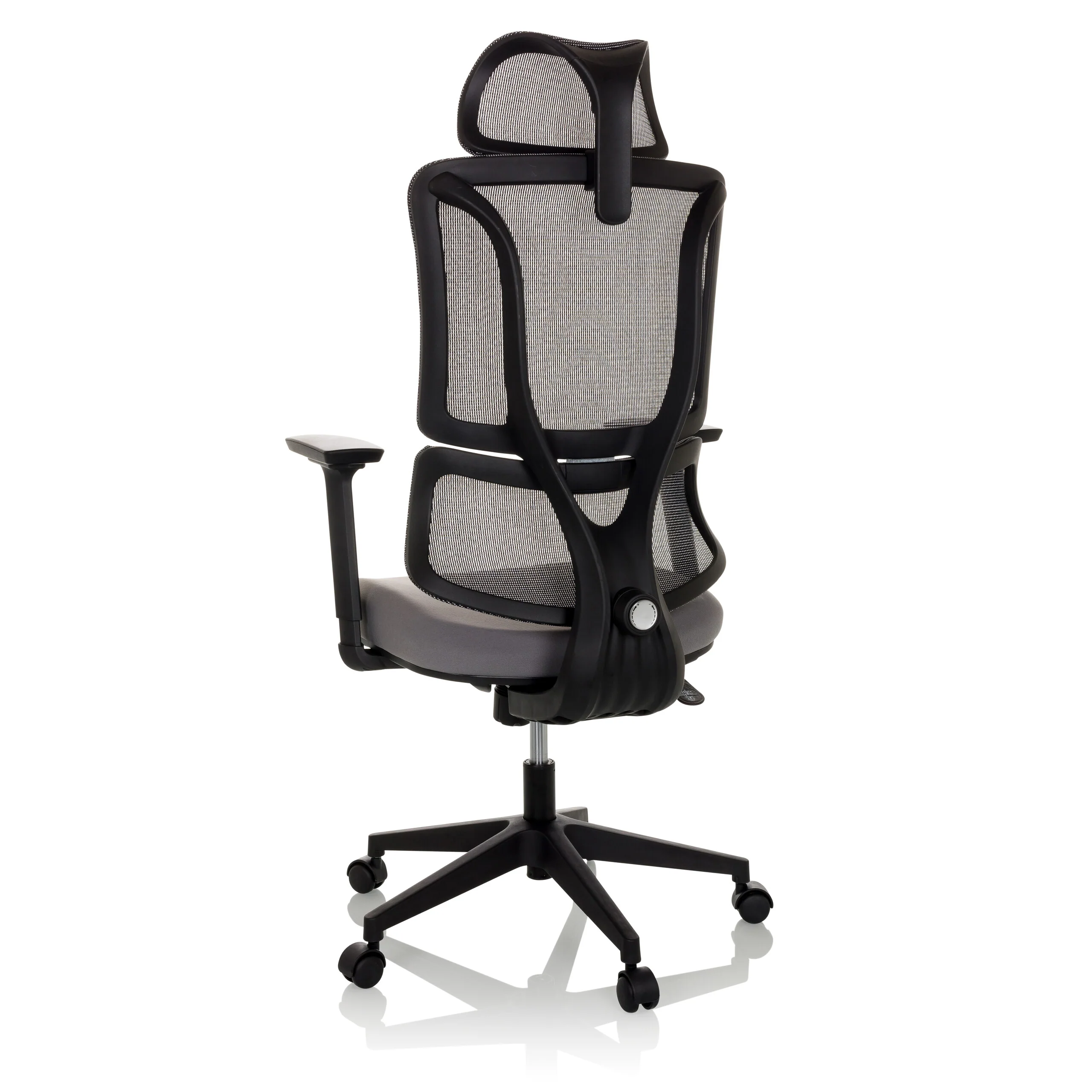Bürostuhl / Drehstuhl ERGOMY Sitz Stoff / Rücken Netzstoff rot mybuero - Image 19