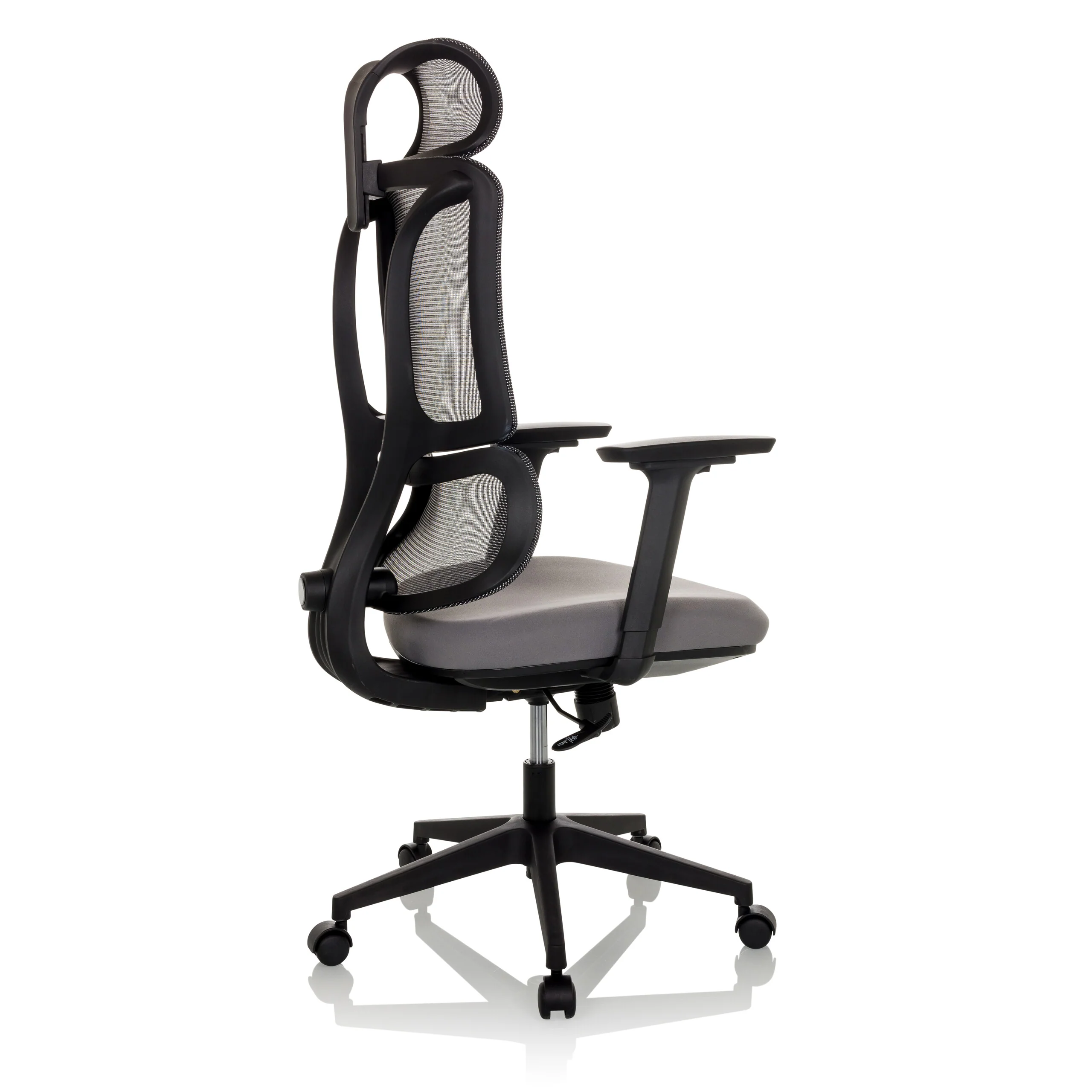 Bürostuhl / Drehstuhl ERGOMY Sitz Stoff / Rücken Netzstoff rot mybuero - Image 27