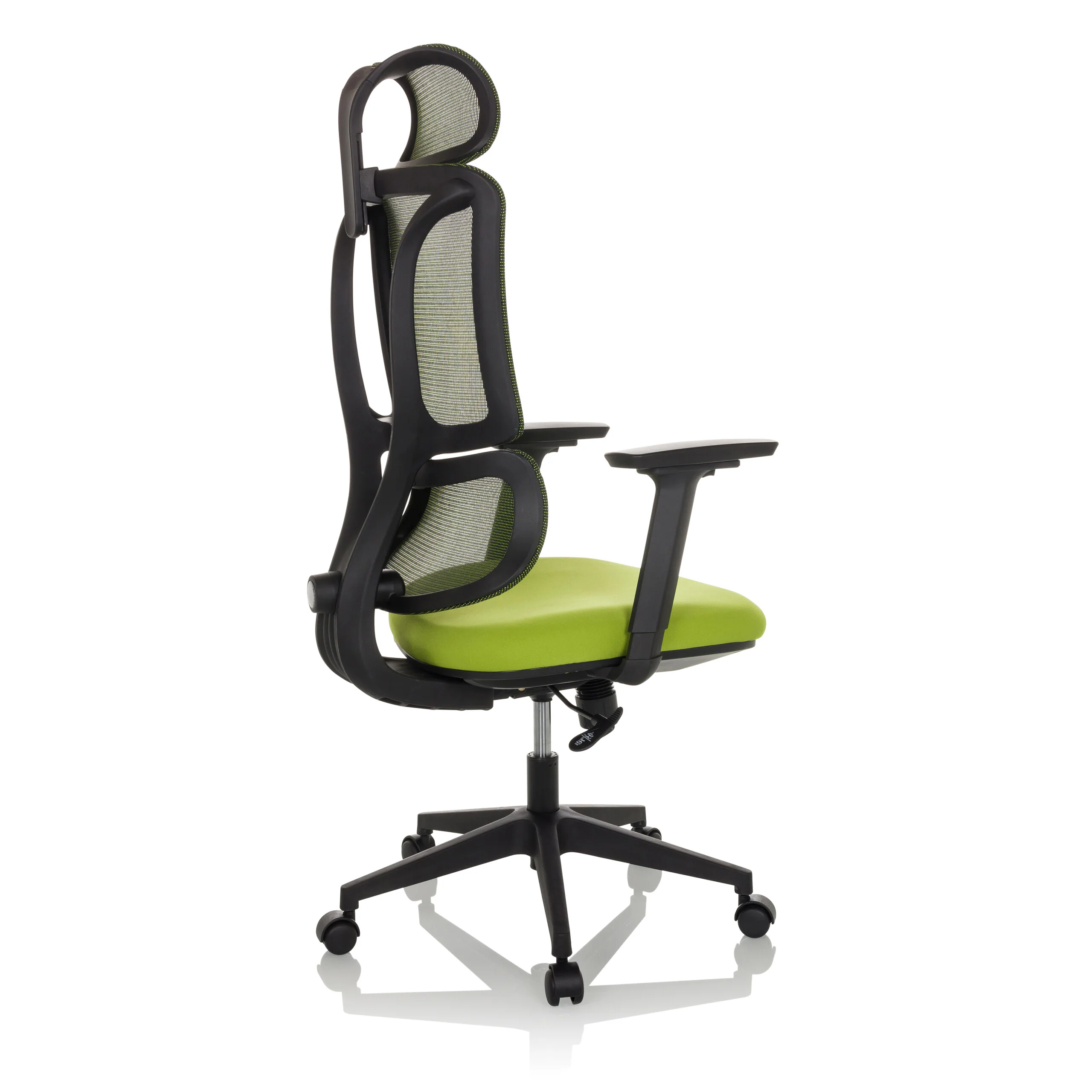 Bürostuhl / Drehstuhl ERGOMY Sitz Stoff / Rücken Netzstoff rot mybuero - Image 47