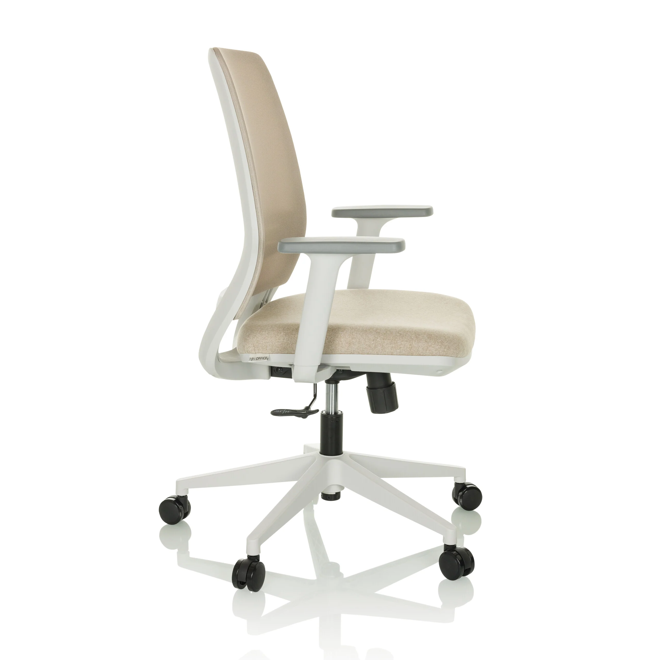 Bürostuhl / Drehstuhl PROFONDO ECO W Netzstoff / Stoff beige hjh OFFICE - Image 9