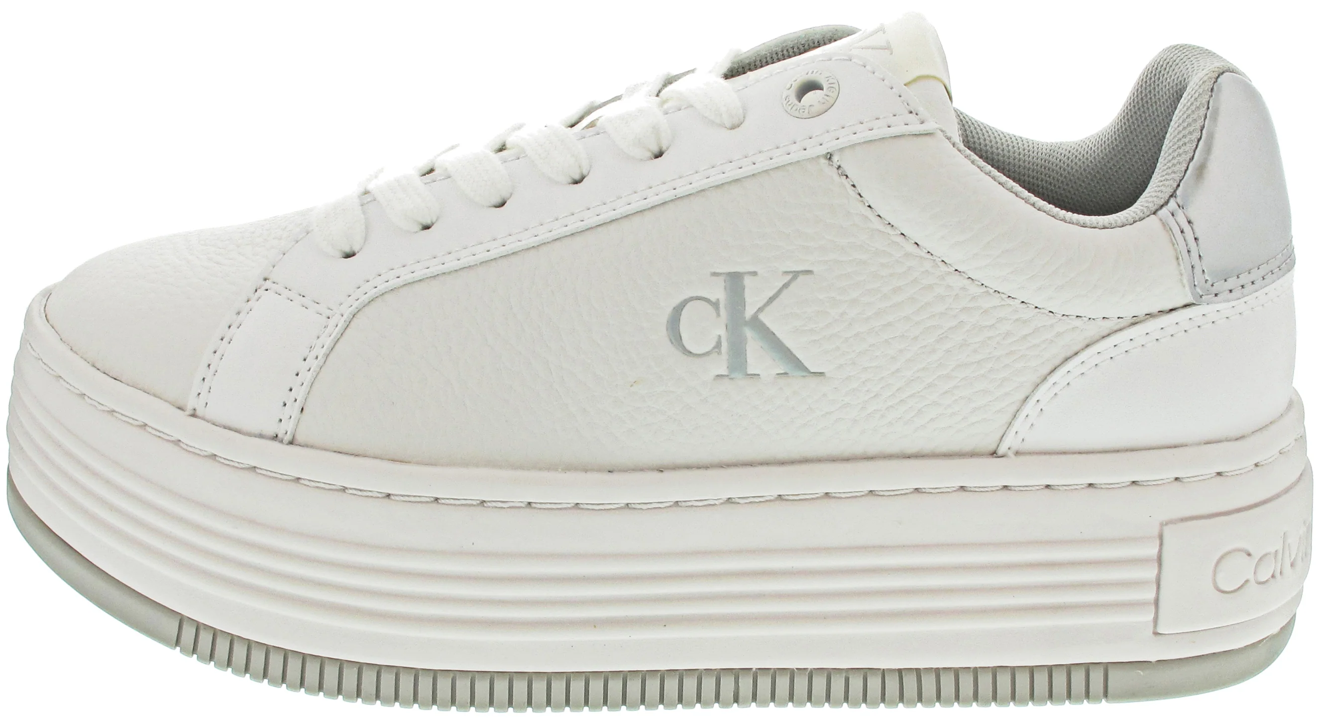 Calvin Klein Bold Flatf Low Lace MG Sneaker Weiß - Image 3