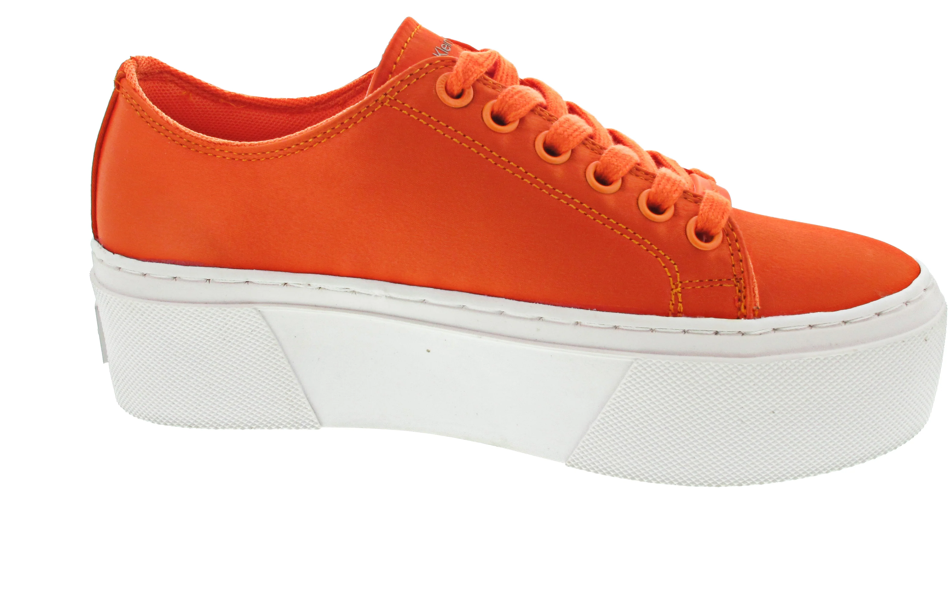 Calvin Klein Flatform+ Cupsole Satin Sneaker Rot - Image 12
