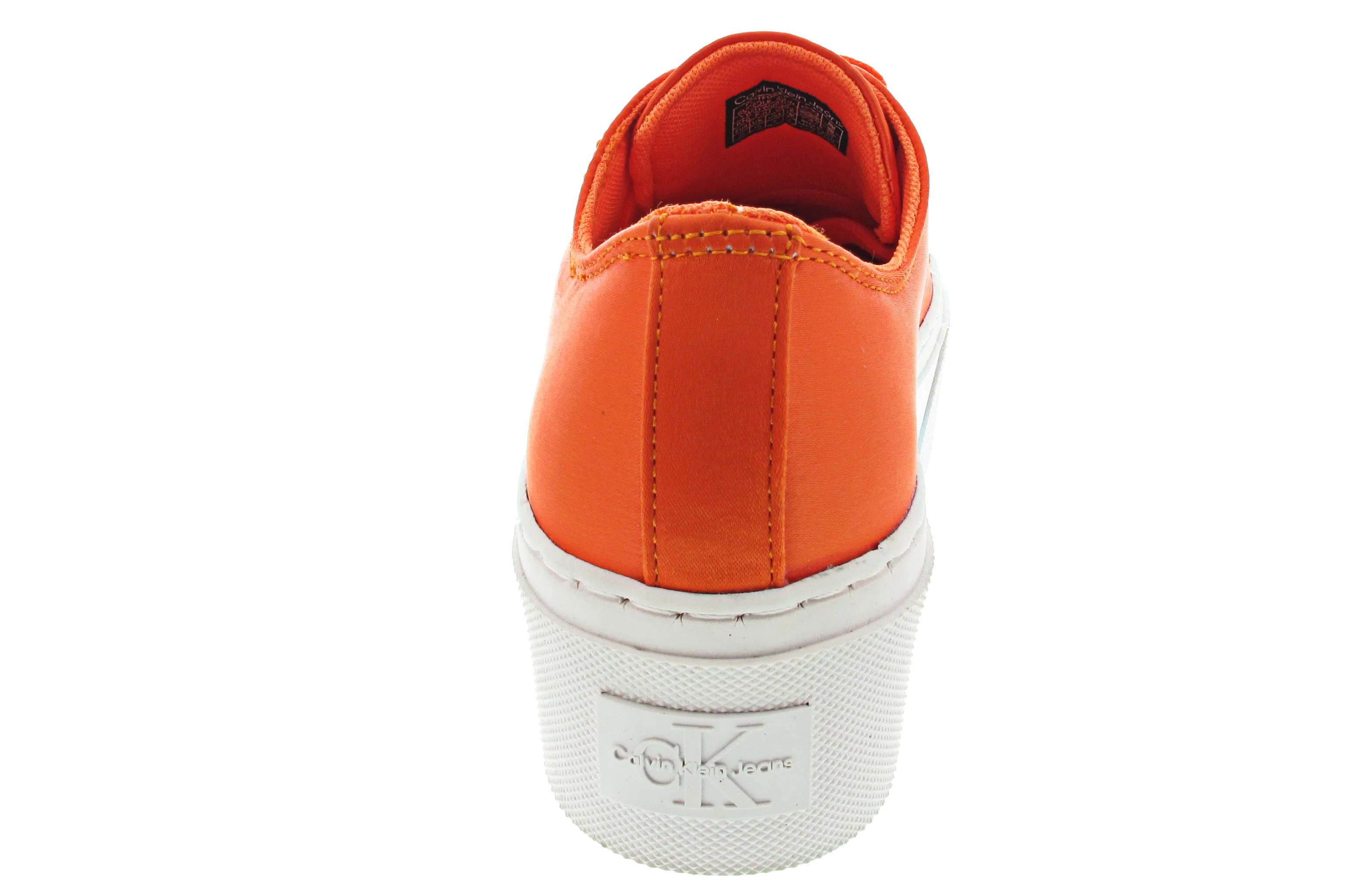 Calvin Klein Flatform+ Cupsole Satin Sneaker Rot - Image 7