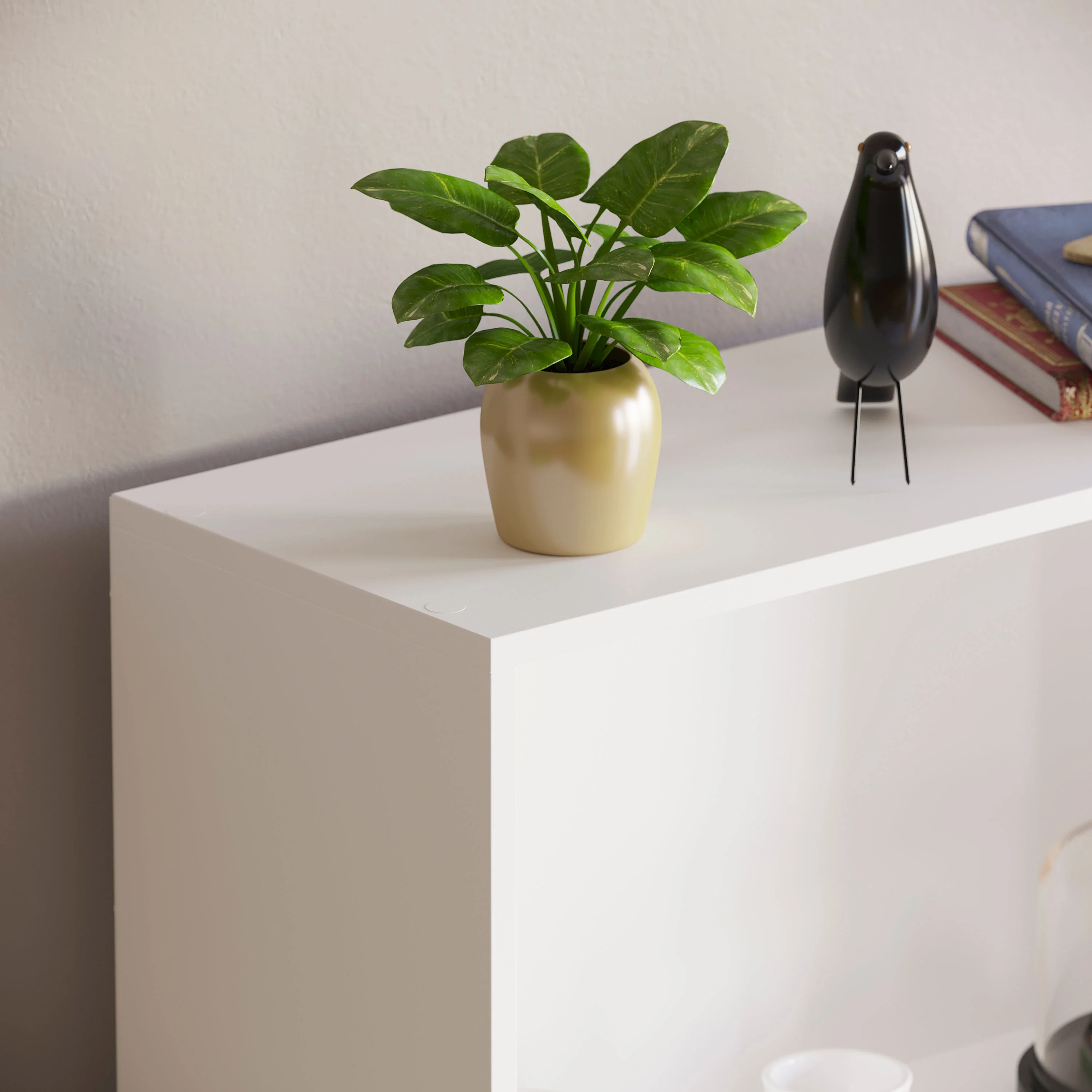Cambridge Bücherregal mit 4 Ebenen in Schwarz – Modernes Regal mit Ablagefächern und Stauraum - Image 30