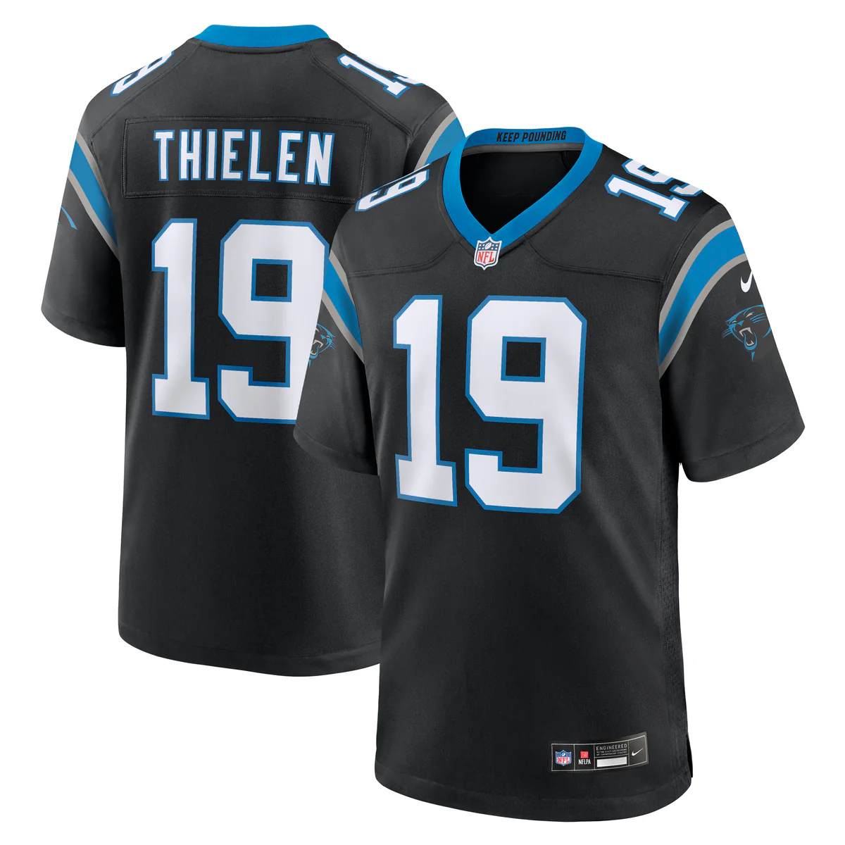 Carolina Panthers Nike NFL Home Game Jersey Thielen 19 - Image 5