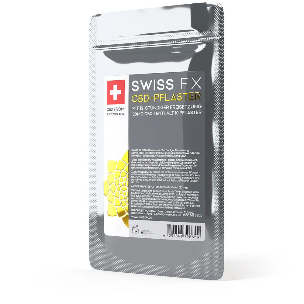 CBD Pflaster mit 20mg CBD 30 Stück - Image 4