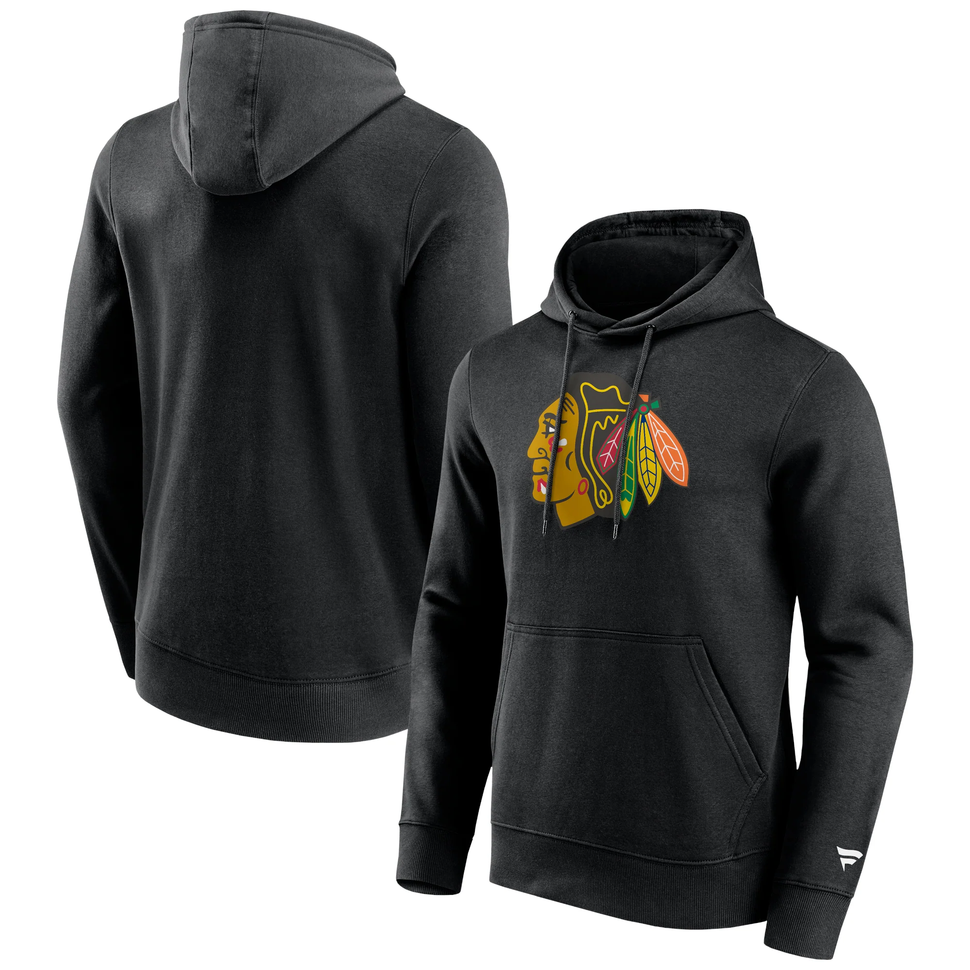 Chicago Blackhawks Primary Logo Graphic Hoodie - Image 2