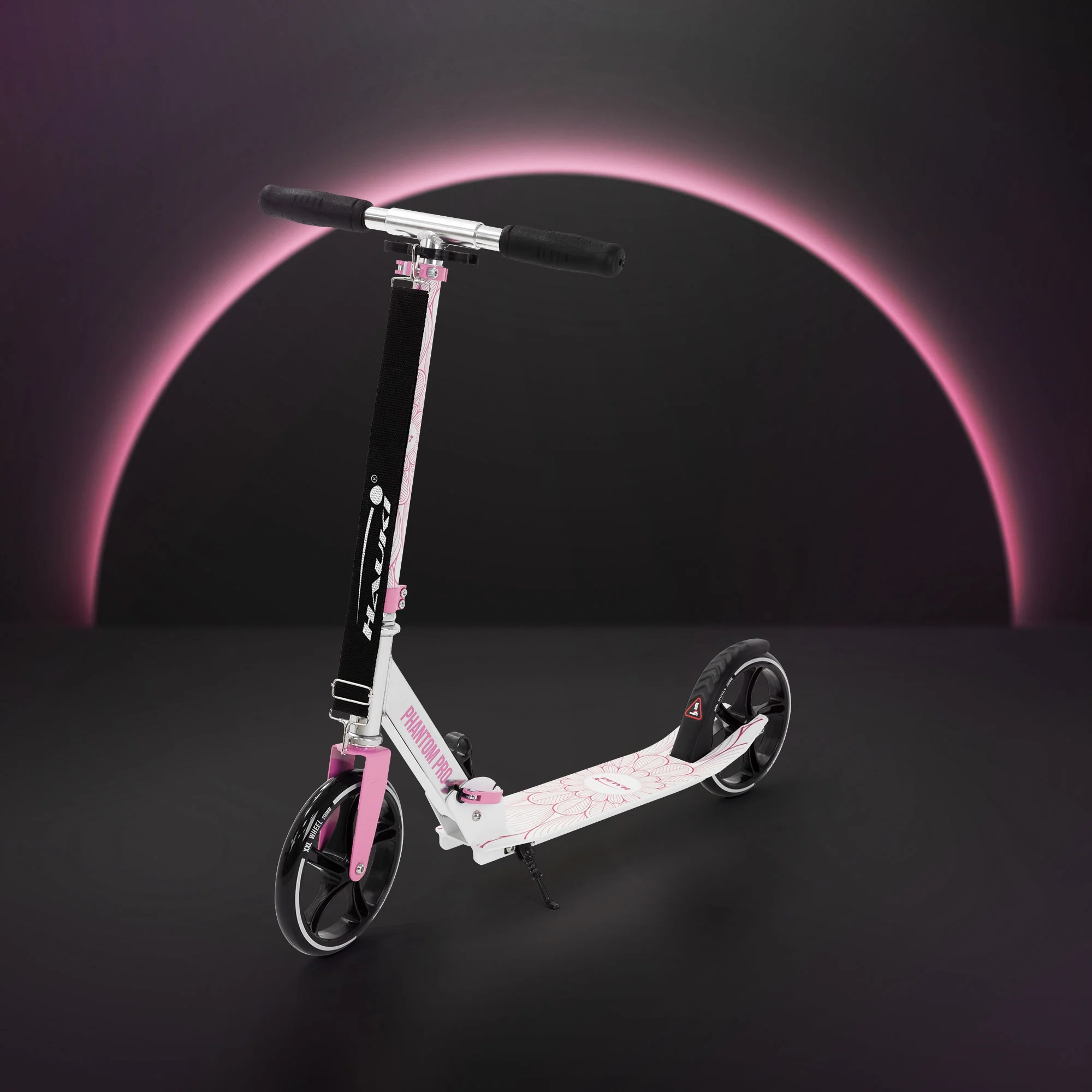 Cityroller Scooter  klappbar & höhenverstellbar, XXL-Räder, Tritt-Bremse, mit Ständer & Tragegurt - Image 14