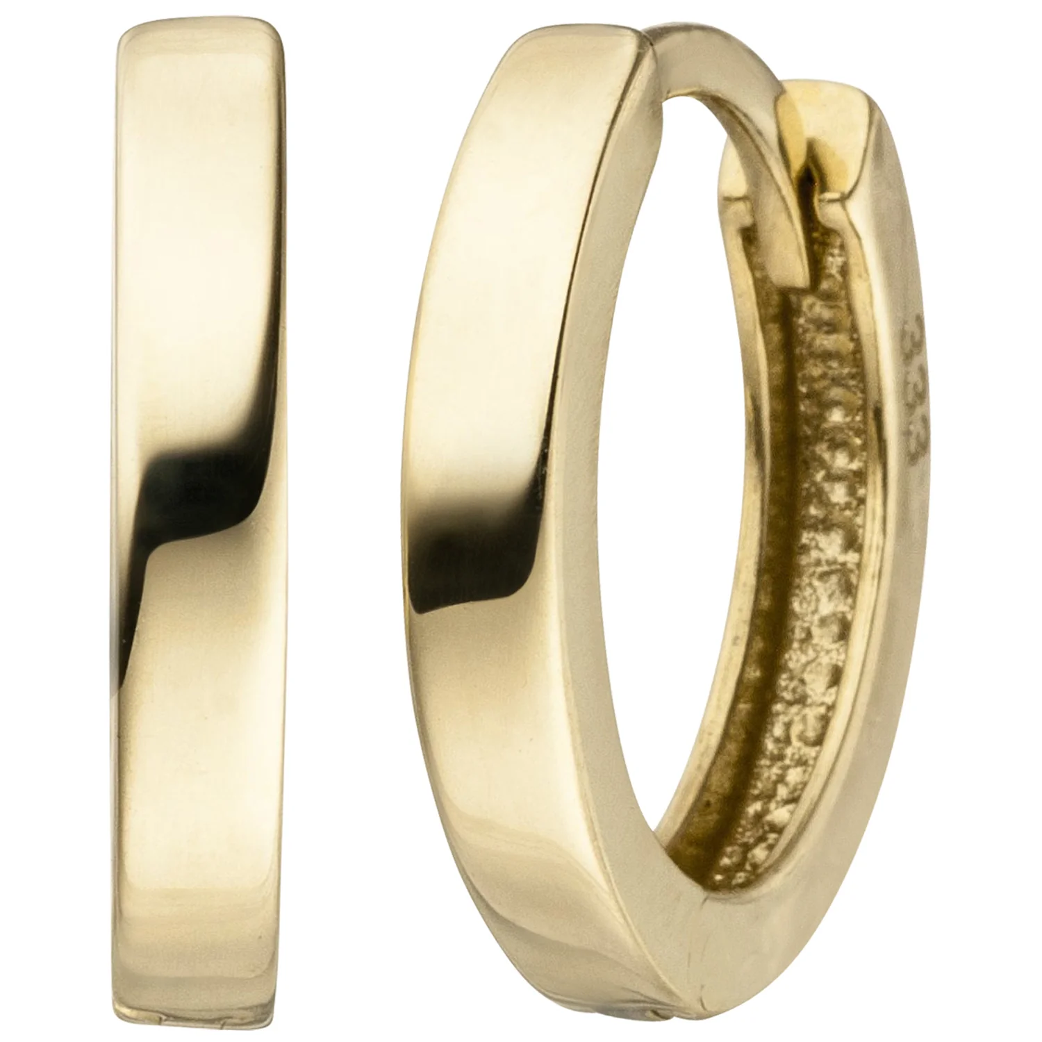 Creolen 333 Gold Gelbgold Ohrringe Goldohrringe - Image 2