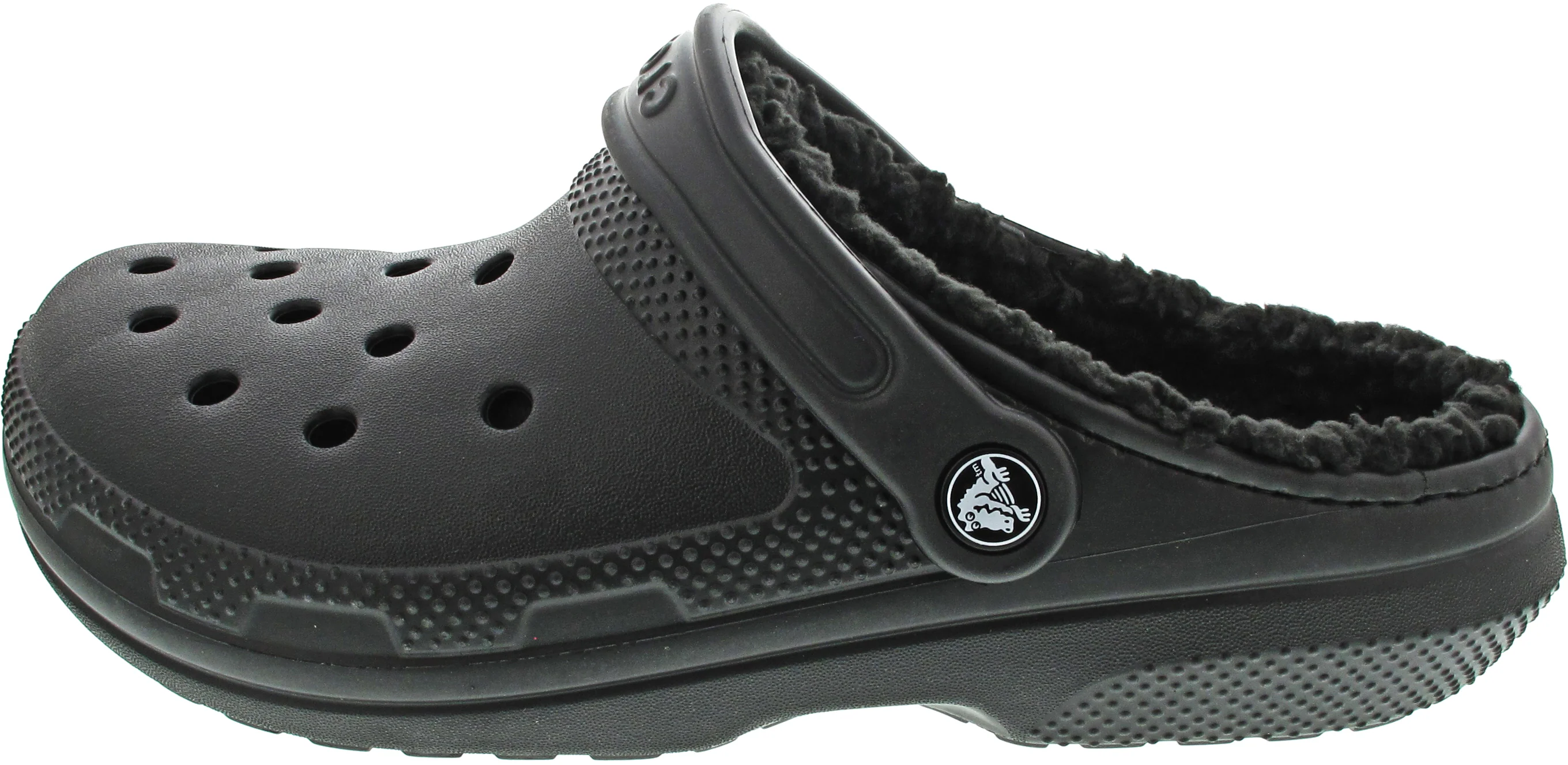 Crocs Classic Fuzz-Lined Clog Clogs Schwarz