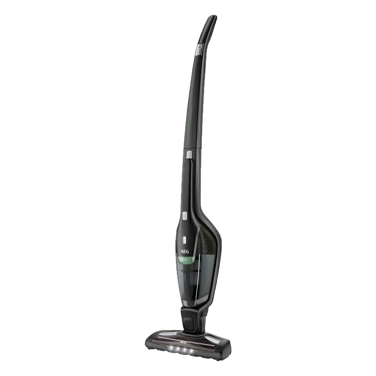 AEG CX 7-2-45MÖ, Akkusauger mit Stiel, Lithium HD Akku, LED-Frontlicht