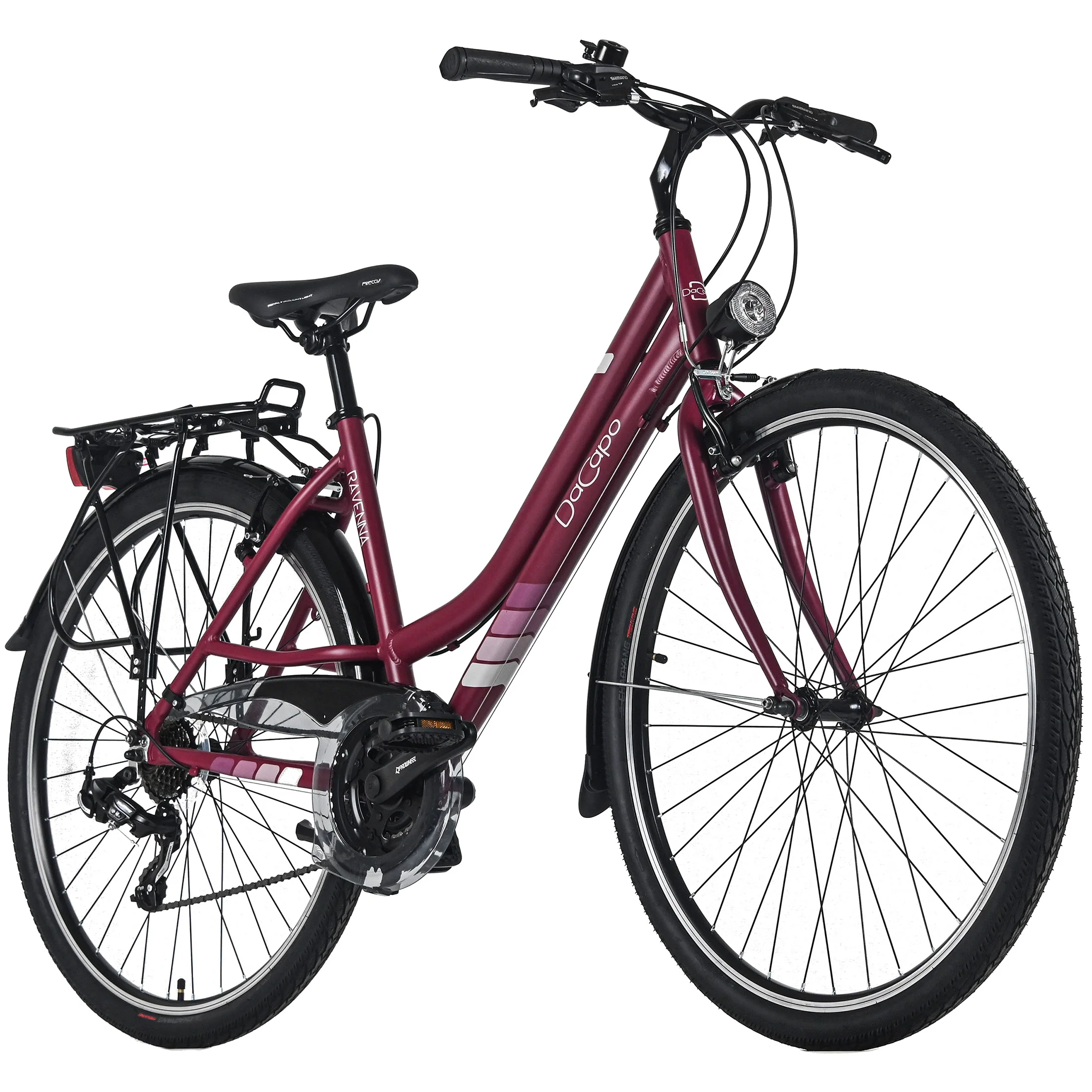DaCapo Trekkingrad Damen 28'' Ravenna 50 Rot 21 Gänge RH 48 cm - Image 3
