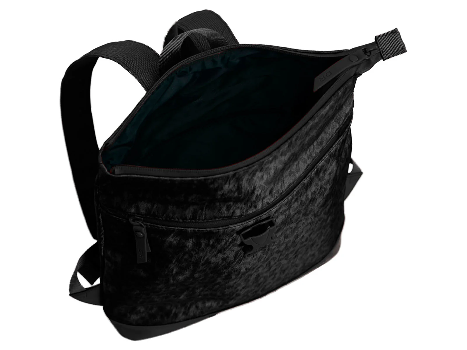 DANIEL RAY DRS25.1686 PU Rubber leopard print backpack S Garies 00 black - Image 4