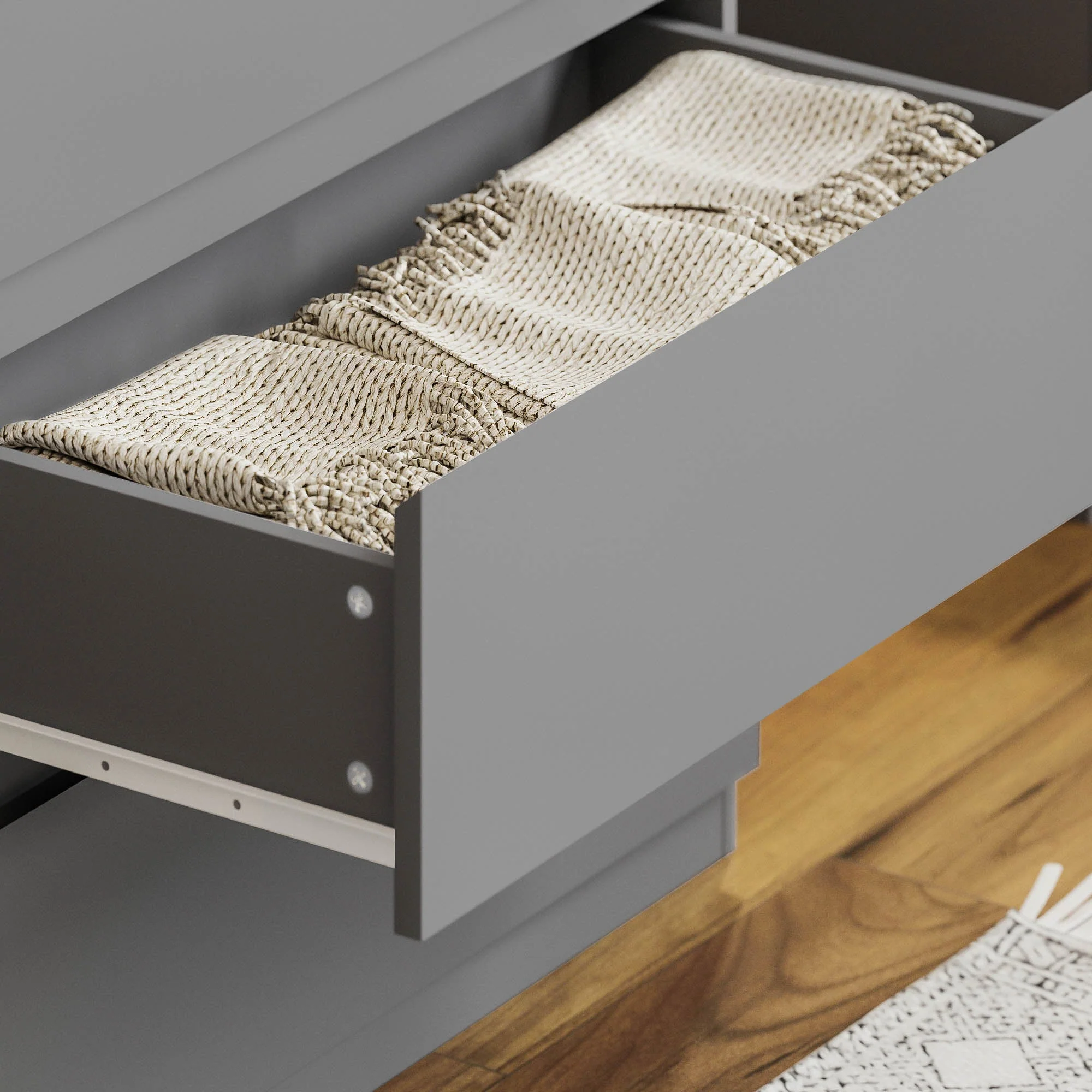 Denver Grün Kommode mit 4 Schubladen – Moderne Schlafzimmermöbel - Image 10
