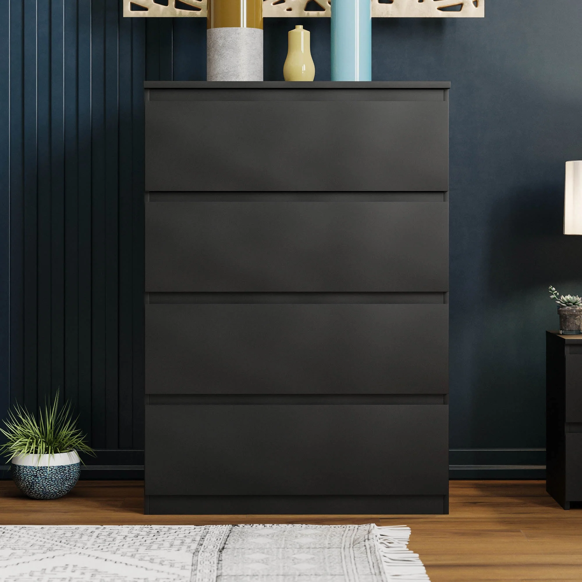 Denver Grün Kommode mit 4 Schubladen – Moderne Schlafzimmermöbel - Image 22