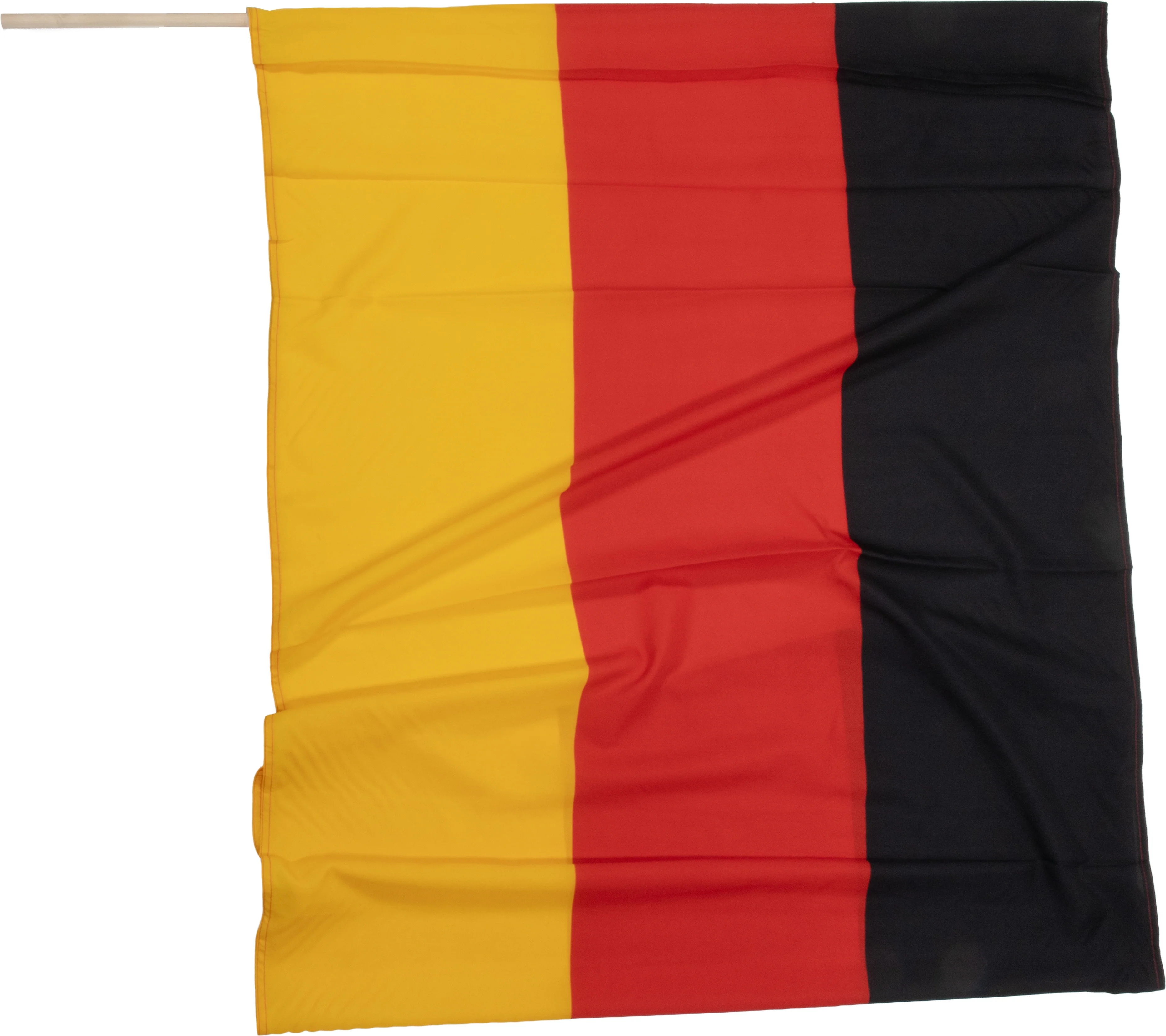 Deutschland-Fahne mit Stock, dye print