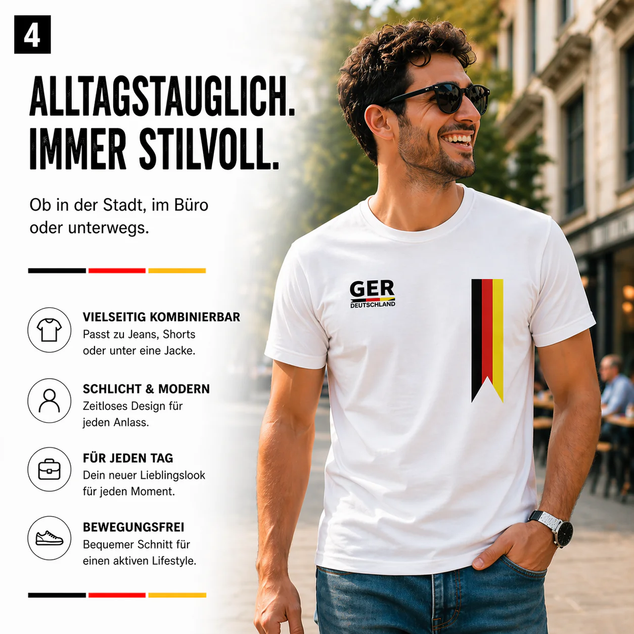 Deutschland Trikot WM 2026 - T-Shirt Herren & Damen - Weltmeisterschaft Shirt mit Flagge - Image 25