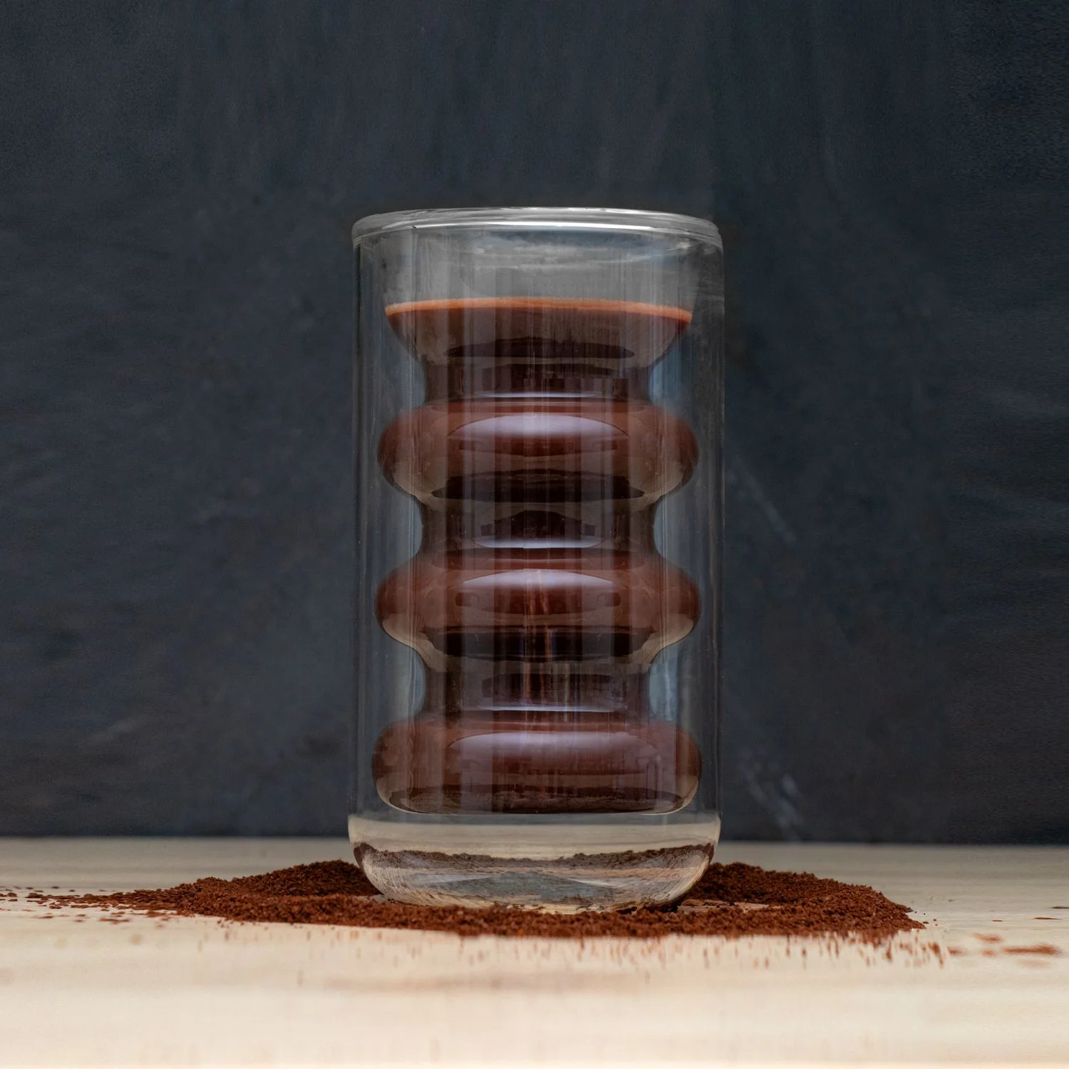 Doppelwandiges Thermo Glas - Rillen Style - 260ml - Teeglas Kaffeeglas Becher - Image 11