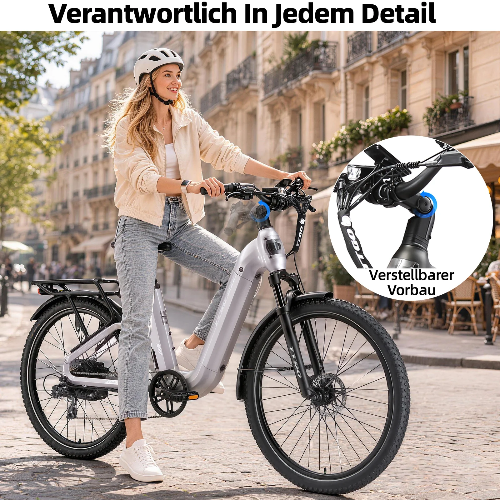 E-SUVO 27,5" 48V 250W Hinterradmotor 70Nm 48V15Ah Akku 100-120km Reichweite E-Bike mit Vollfederung - Image 27